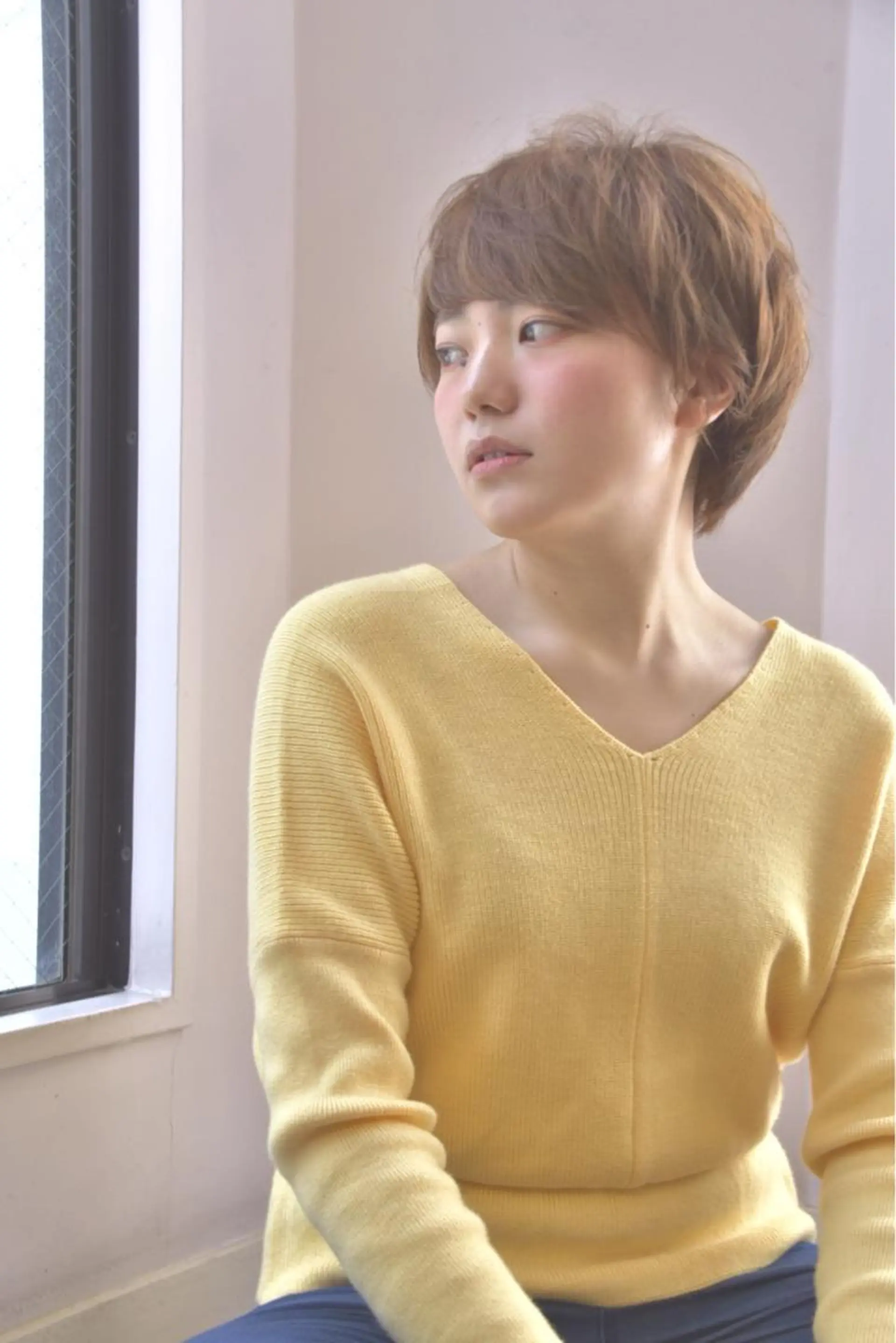 ショート ショートヘア 五十嵐ゆり 美髪カラー　武蔵小杉のヘアスタイル