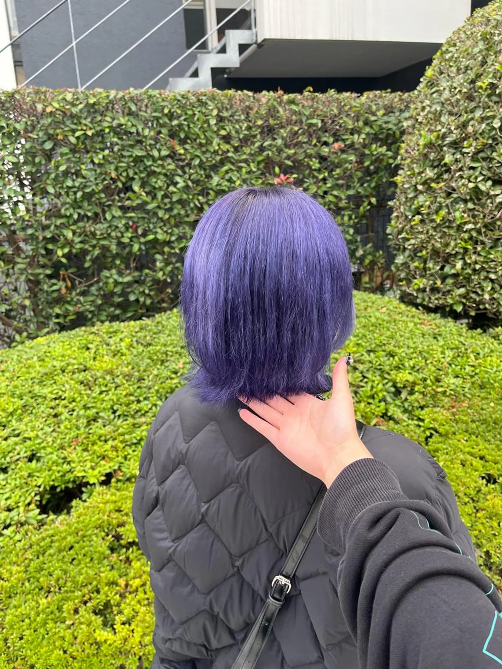 ショート カラー ヘアアレンジ 🩶【推しハイトーン 】yuzu🩶のヘアスタイル