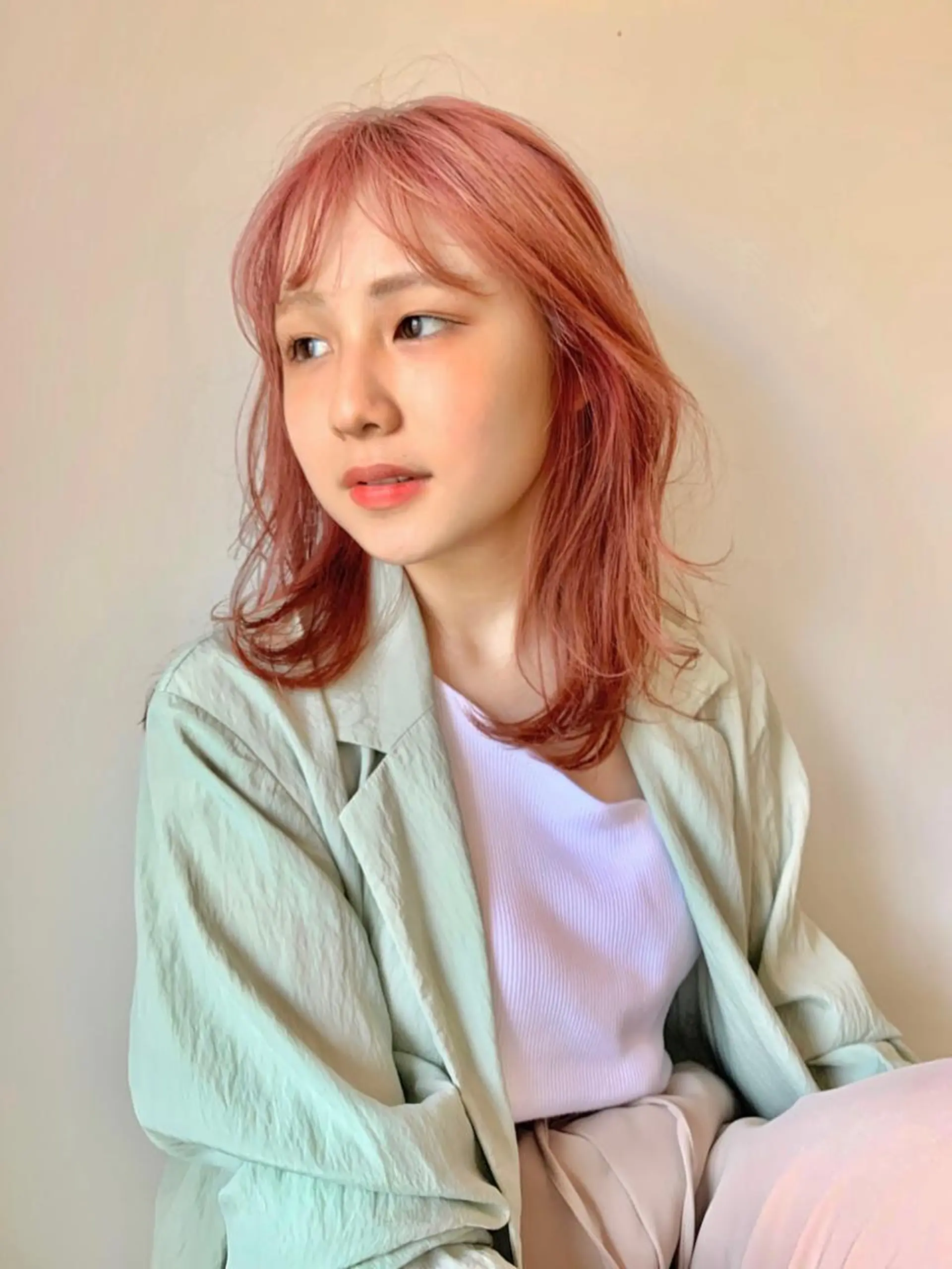 セミロング カラー ufu所属・🫧KOWATA KASUMI🫧のヘアスタイル