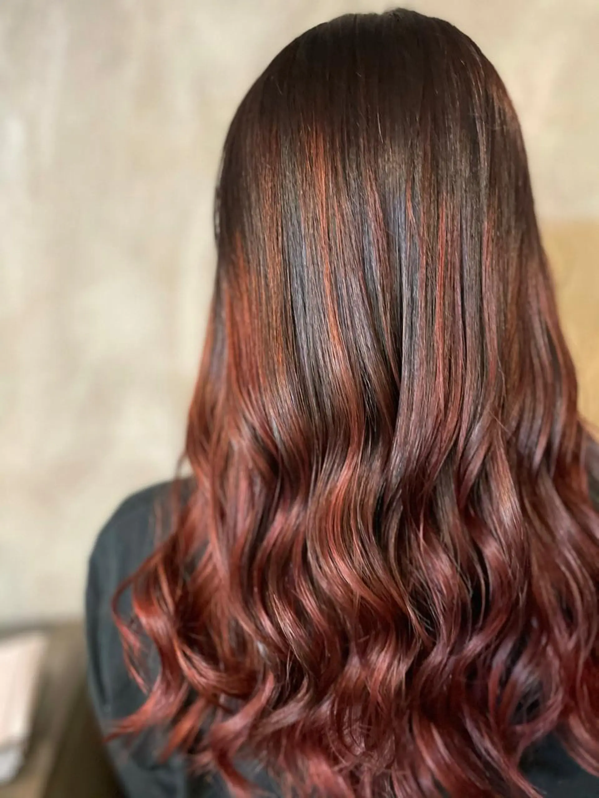 ロング カラー バレイヤージュ ブリーチ ケアブリーチ グラデーションカラー ハイライトカラー ヘアカラー sweetroom茅ヶ崎南口店所属・∮フェードスタイル∮ 加藤嘉陛のヘアスタイル