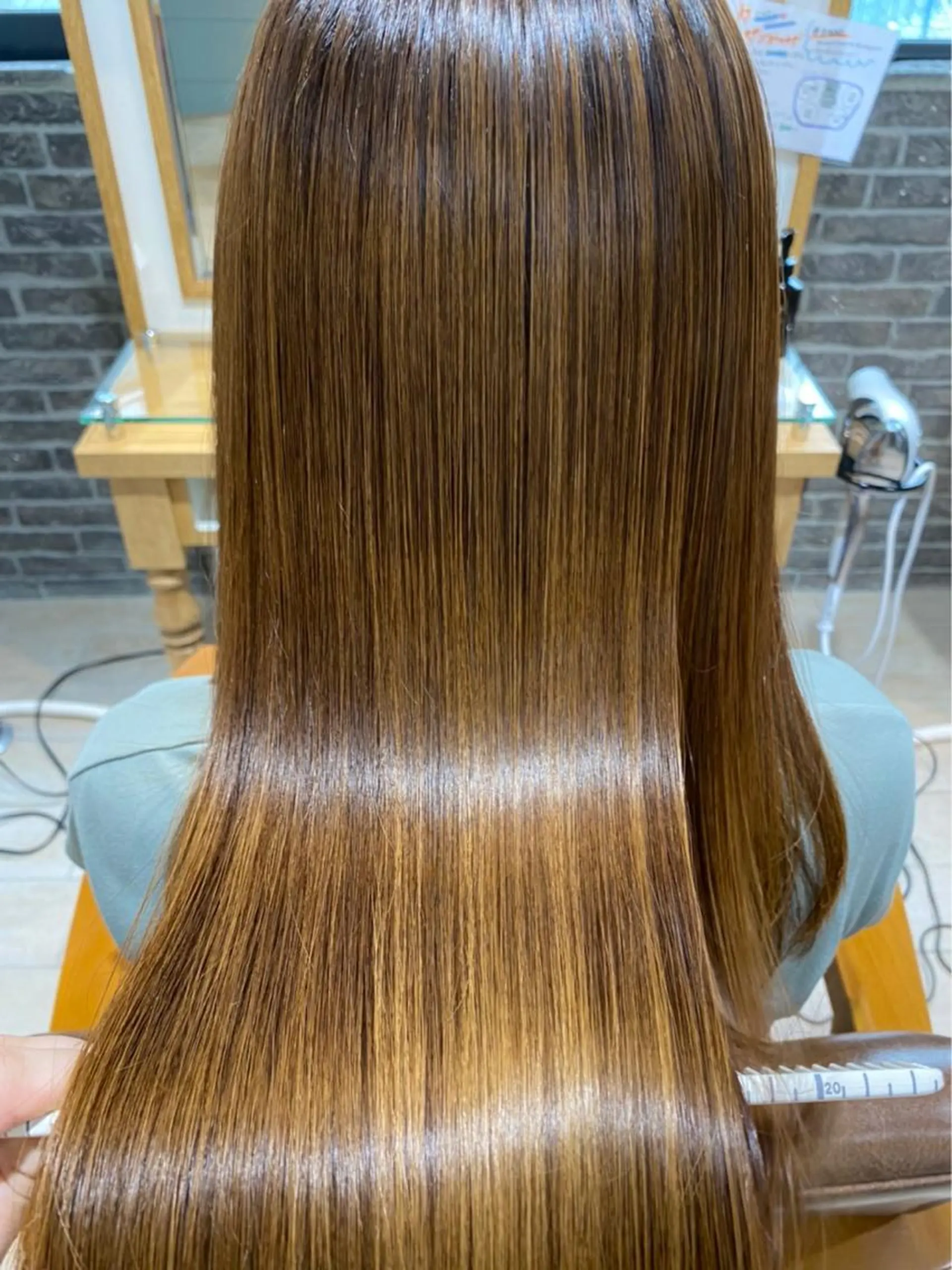 ロング ハイライト トリートメント 酸熱トリートメント 小顔似合わせ 前田ヒロコのヘアスタイル