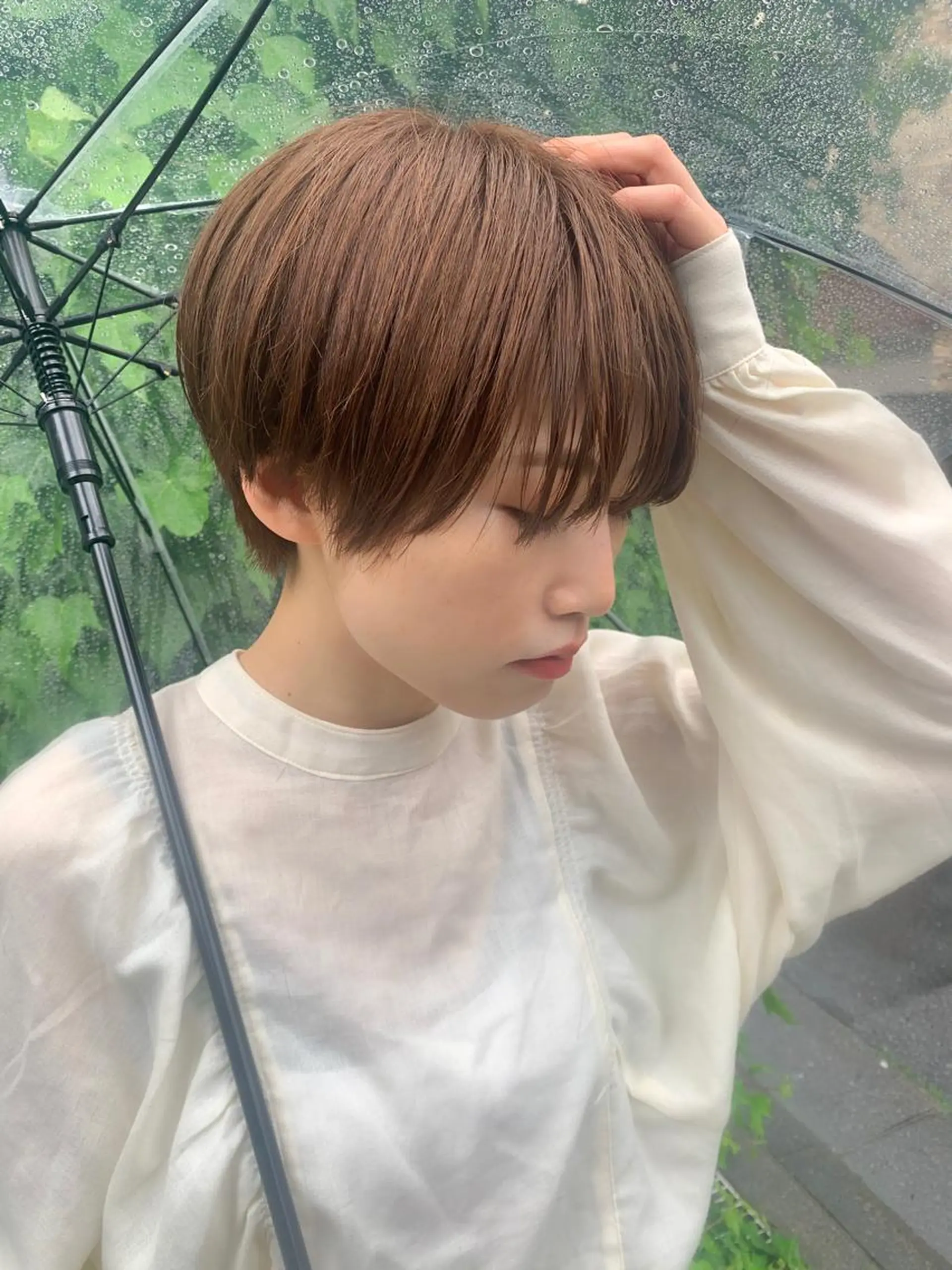 ショート カット ヘアカラー トリートメント loka所属・山本 晶大のヘアスタイル