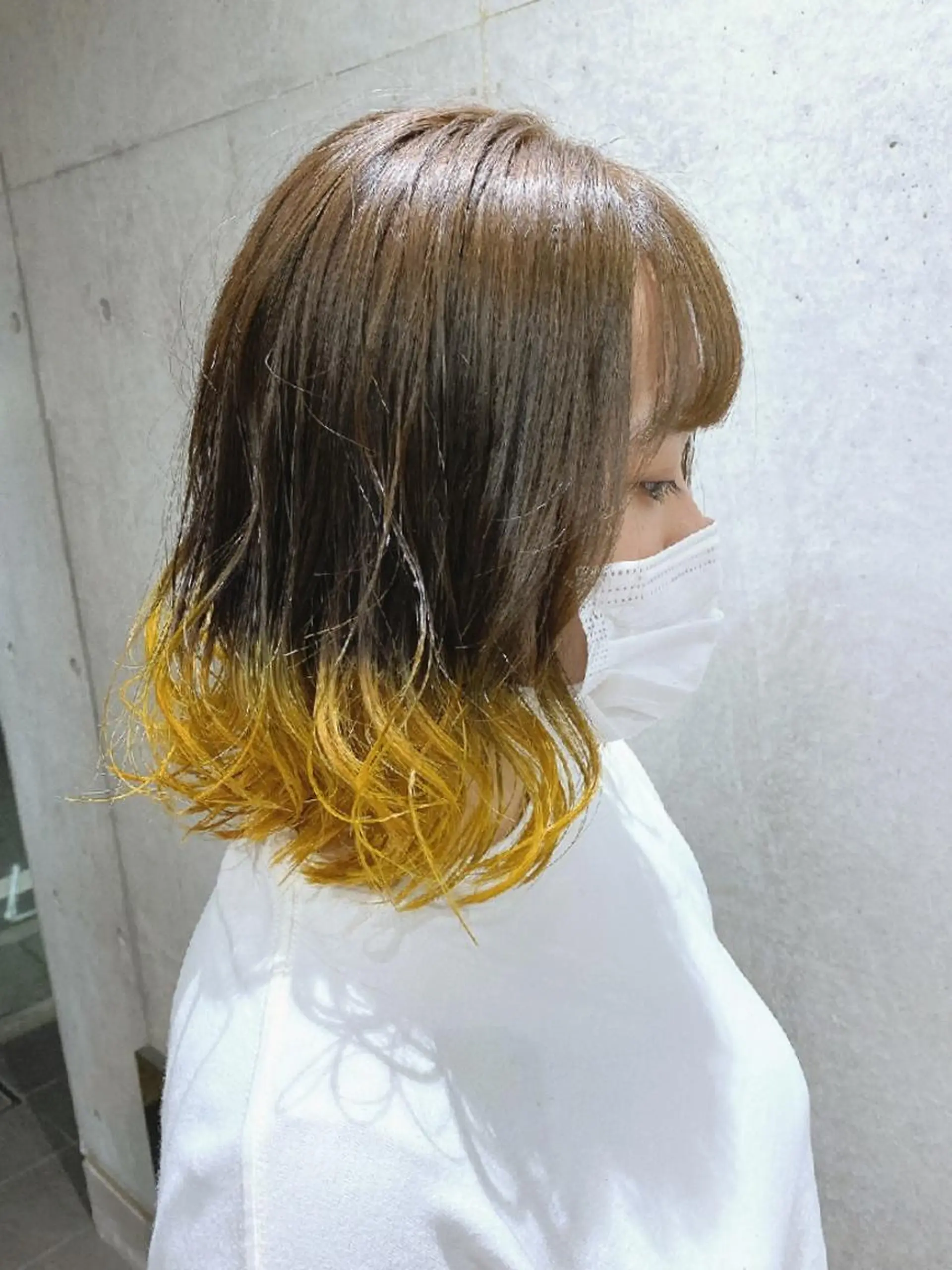 ミディアム ノミネーション大宮所属・TOSHIKI/ ハイトーン/髪質改善のヘアスタイル