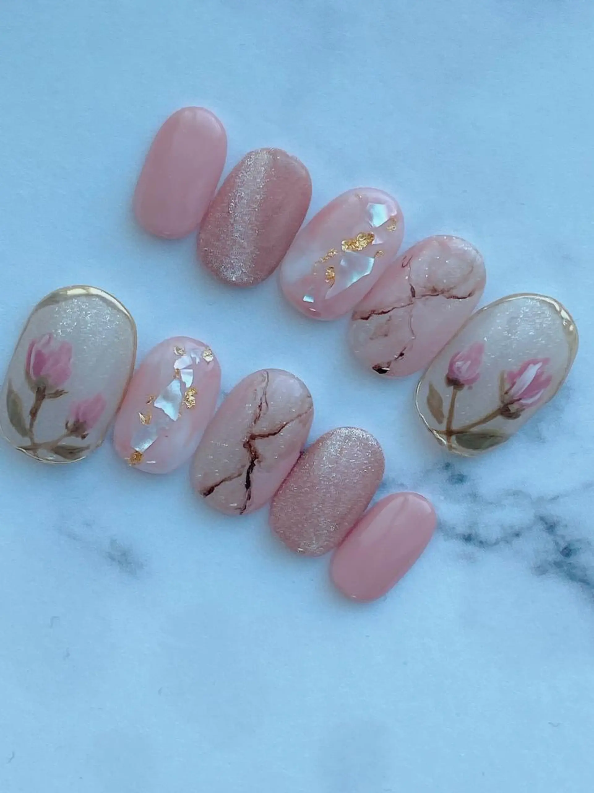 ネイル ネイルチップ 大人キレイ 𝑁𝑖𝑥𝑖𝑠のネイルデザイン