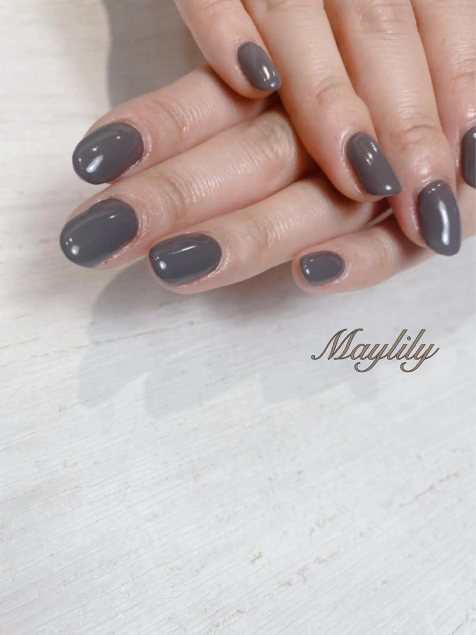 ネイル ワンカラーネイル Nail care salon Maylily所属・Nail salon Maylilyのネイルデザイン