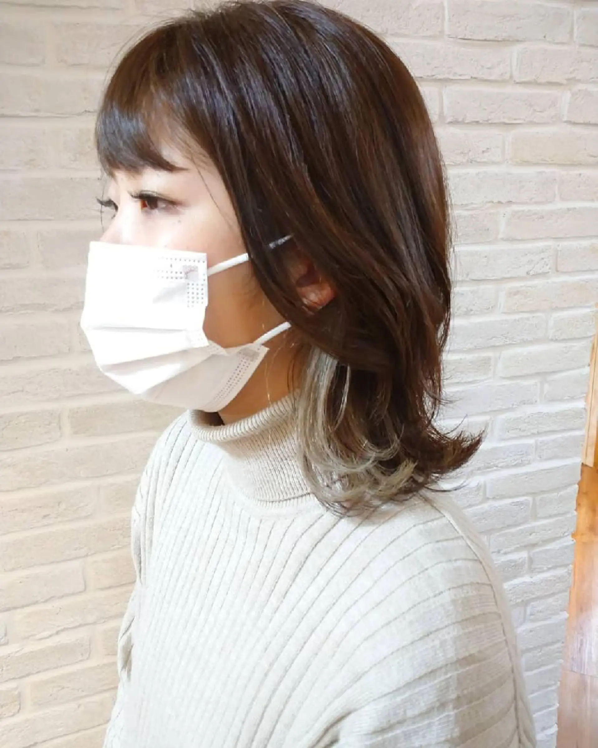 ミディアム カラー little×PORTO 元町所属・Topstylist ゆきこのヘアスタイル