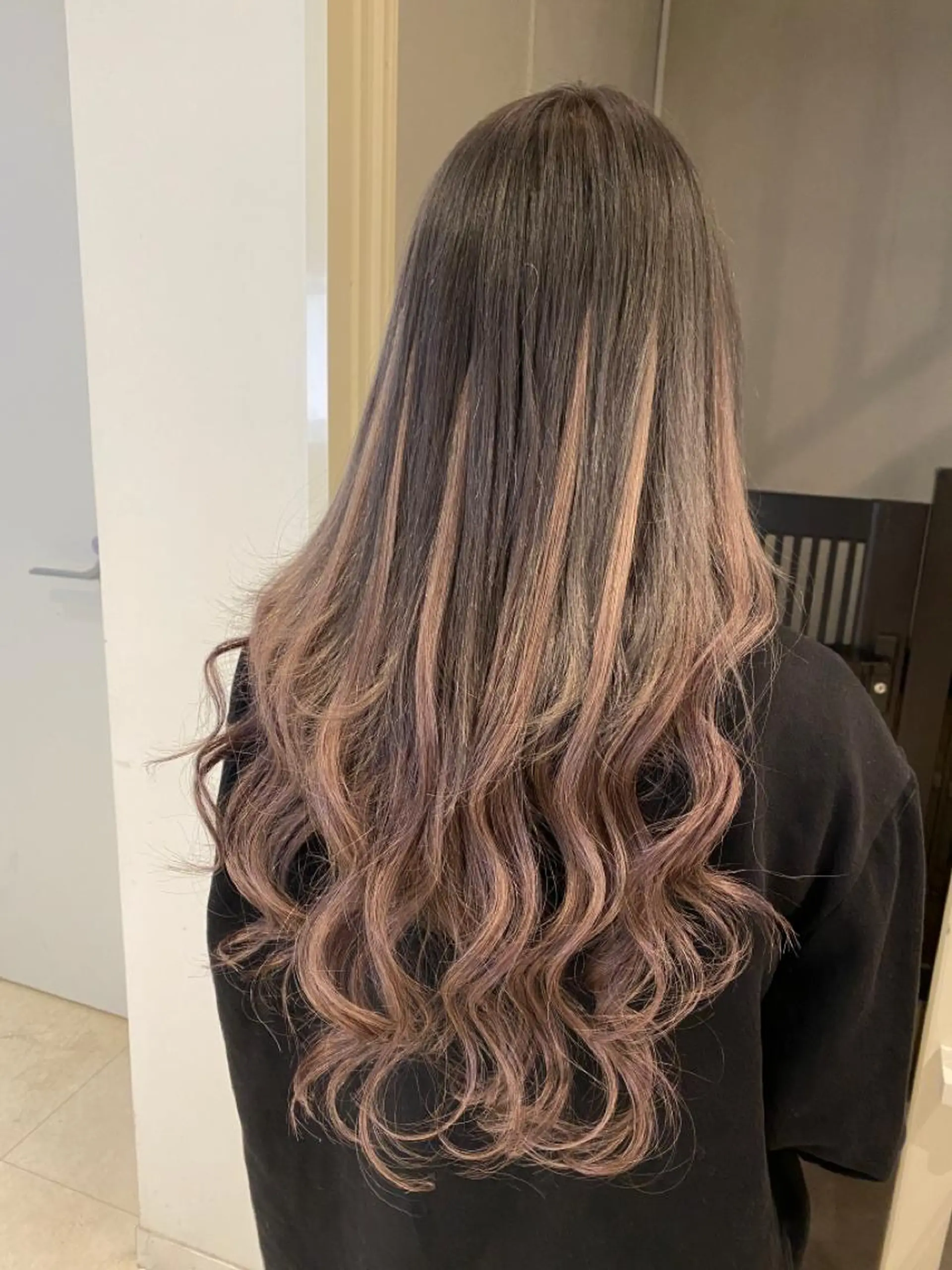 ロング カラー 🌈評価No.1🌈 艶髪カラー❌エクステのヘアスタイル