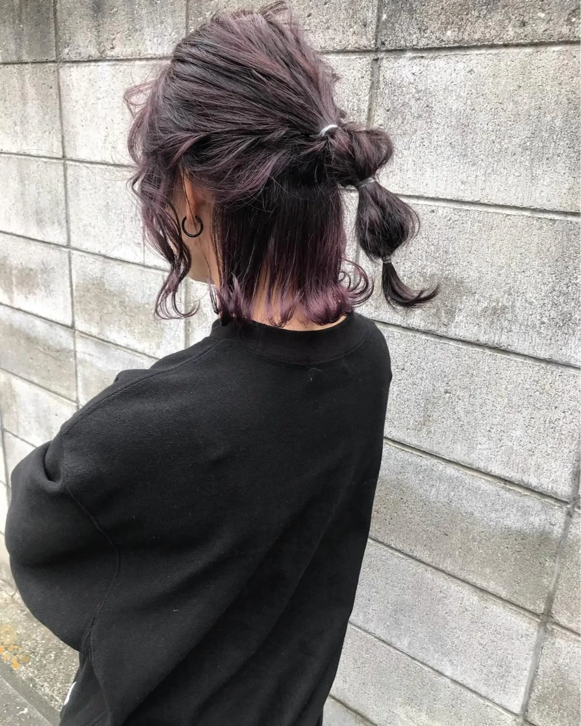 ミディアム カラー ヘアアレンジ tonari 梅田、中崎町のヘアスタイル