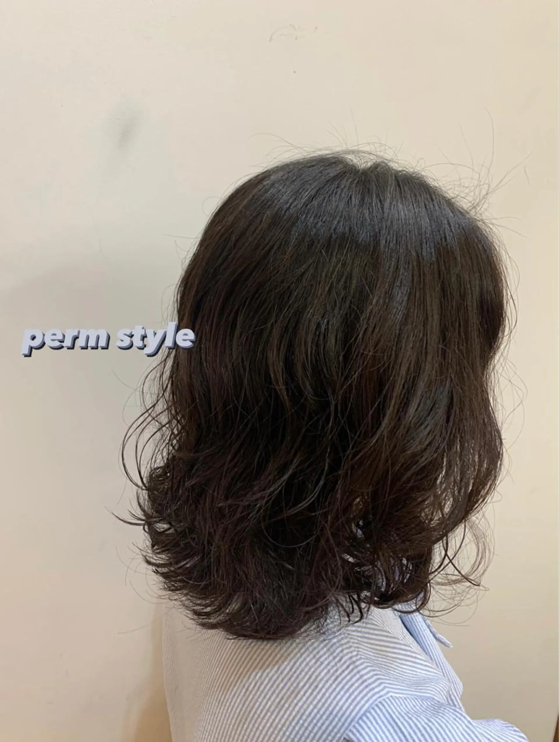 ミディアム パーマ Nagisa🥥🧡 南森町駅 徒歩30秒のヘアスタイル