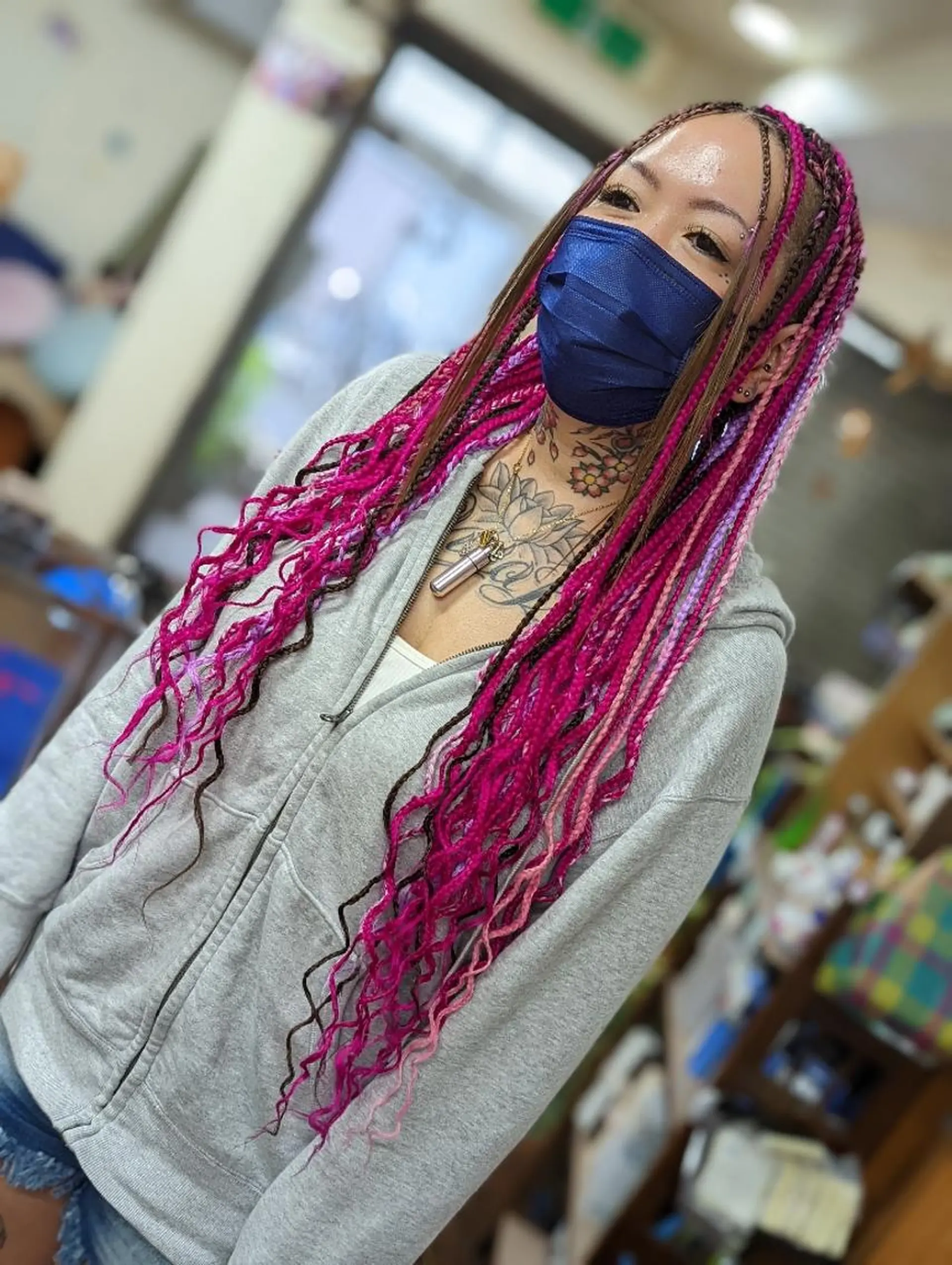 ロング ヘアアレンジ エクステ scamp ★のヘアスタイル