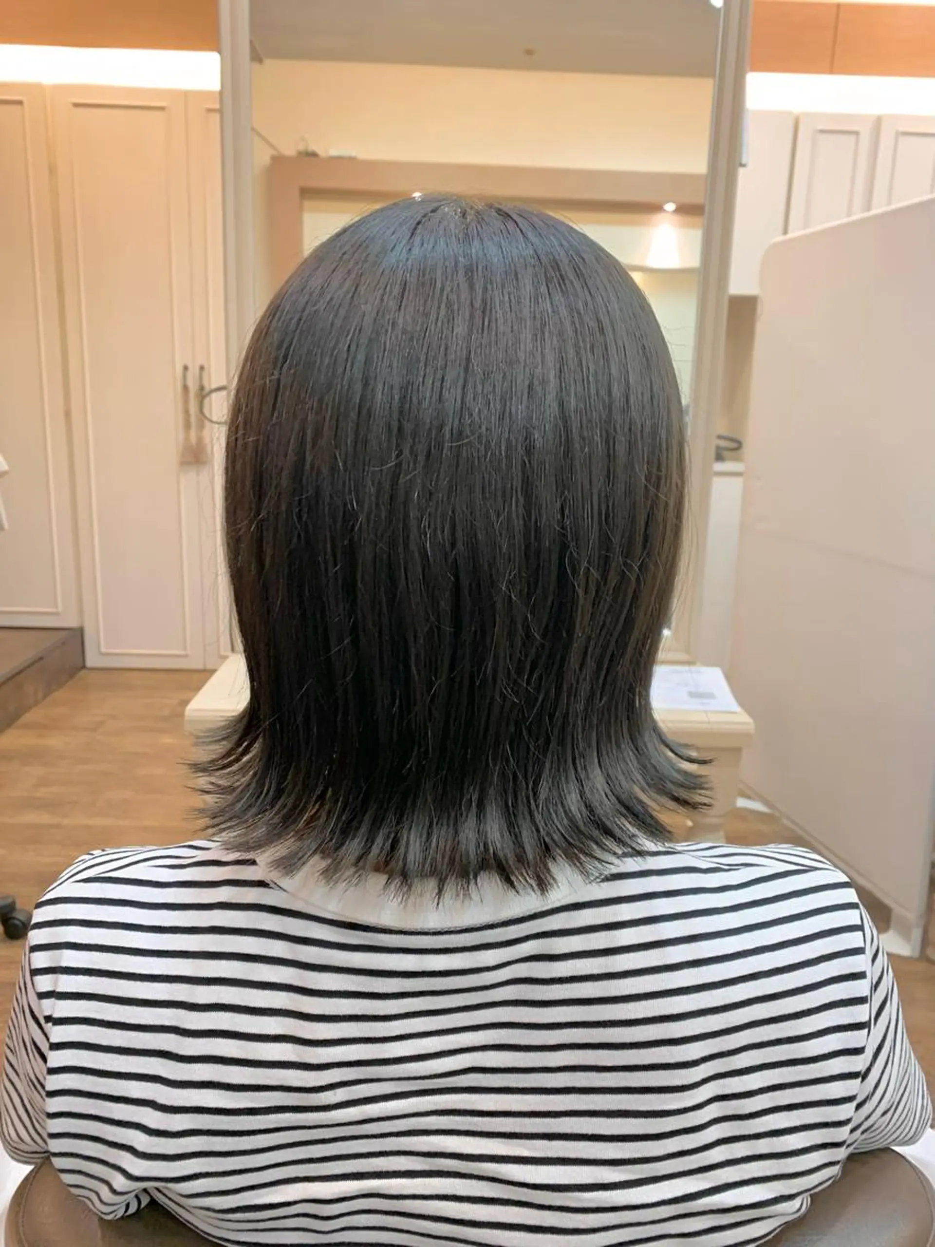 ショート 切りっぱなしボブ ボブ 福原遼華/小顔ショー ト/髪質改善のヘアスタイル