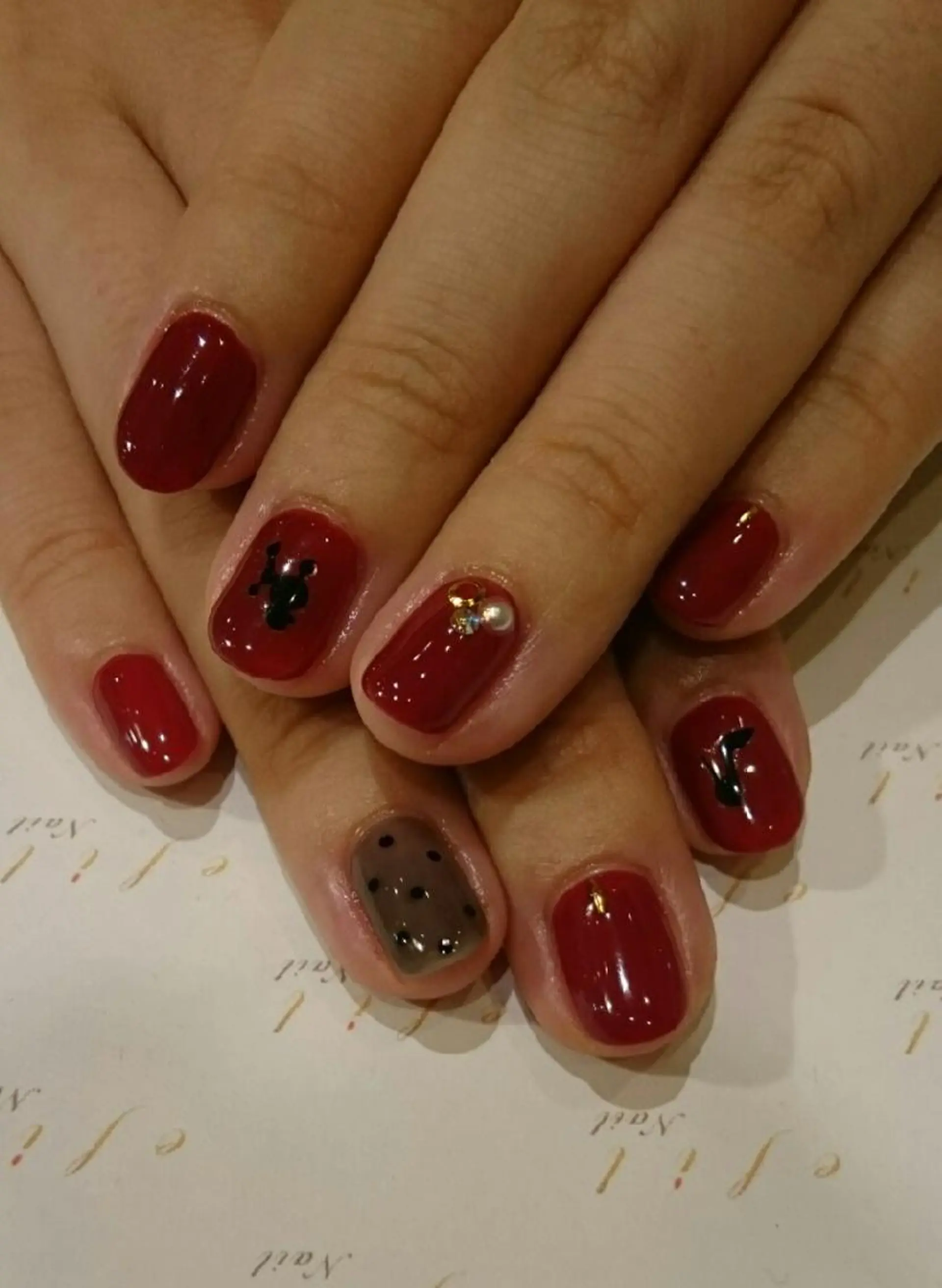 ネイル ジェルネイル みー shakushiroのネイルデザイン