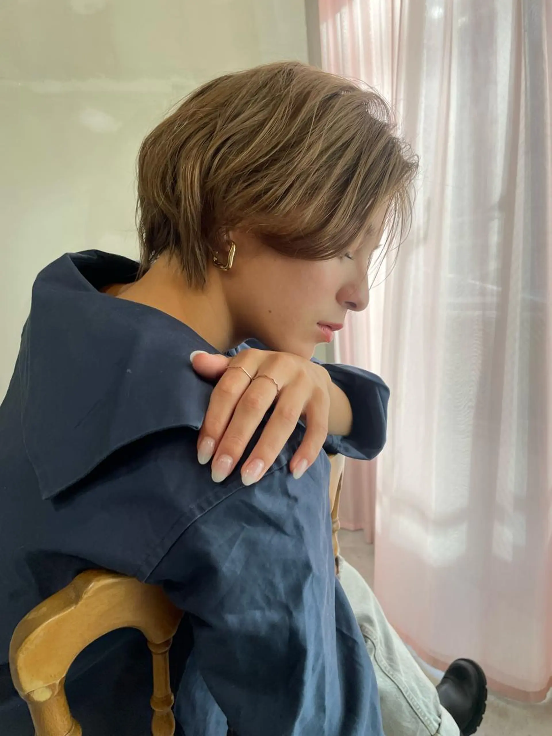 ショート カット ヘアカラー トリートメント ショート/ボブ専門 宮脇美奈/南船場のヘアスタイル