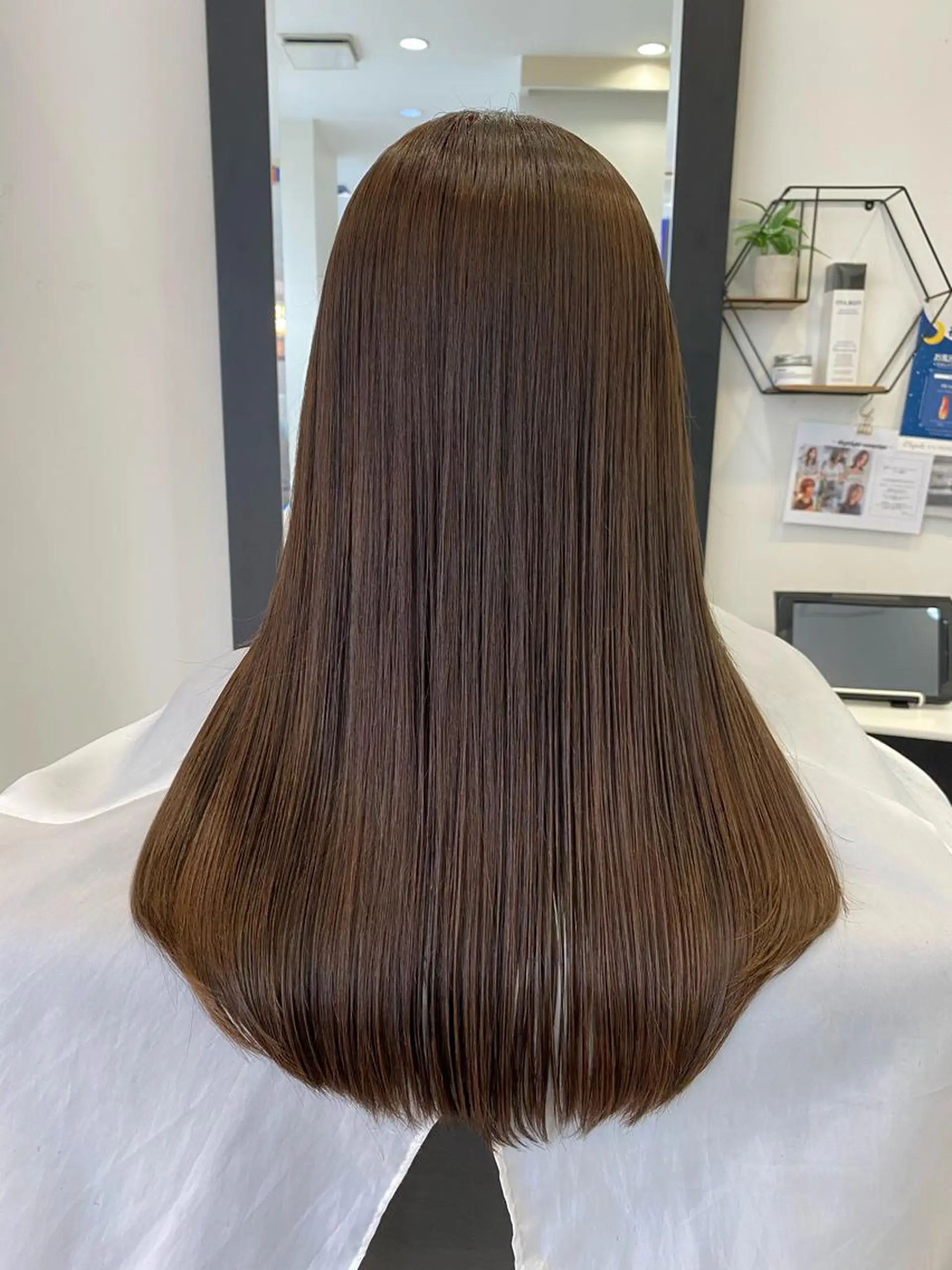 ロング YASU🍎CUT 赤系カラー/ヘアケアのヘアスタイル