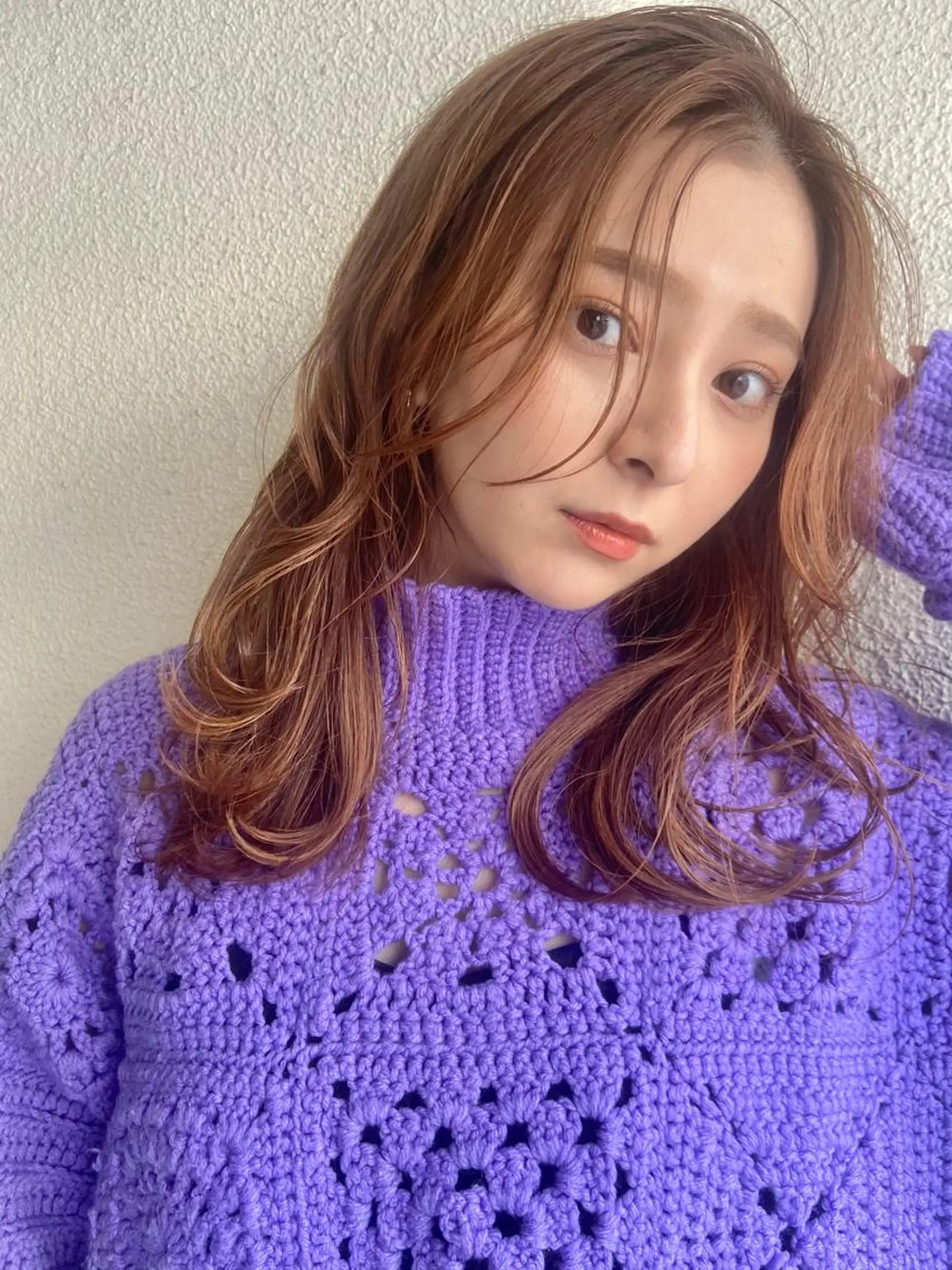 ミディアム カラー カット ヘアカラー トリートメント 松尾太樹 【pia】福岡美容室のヘアスタイル