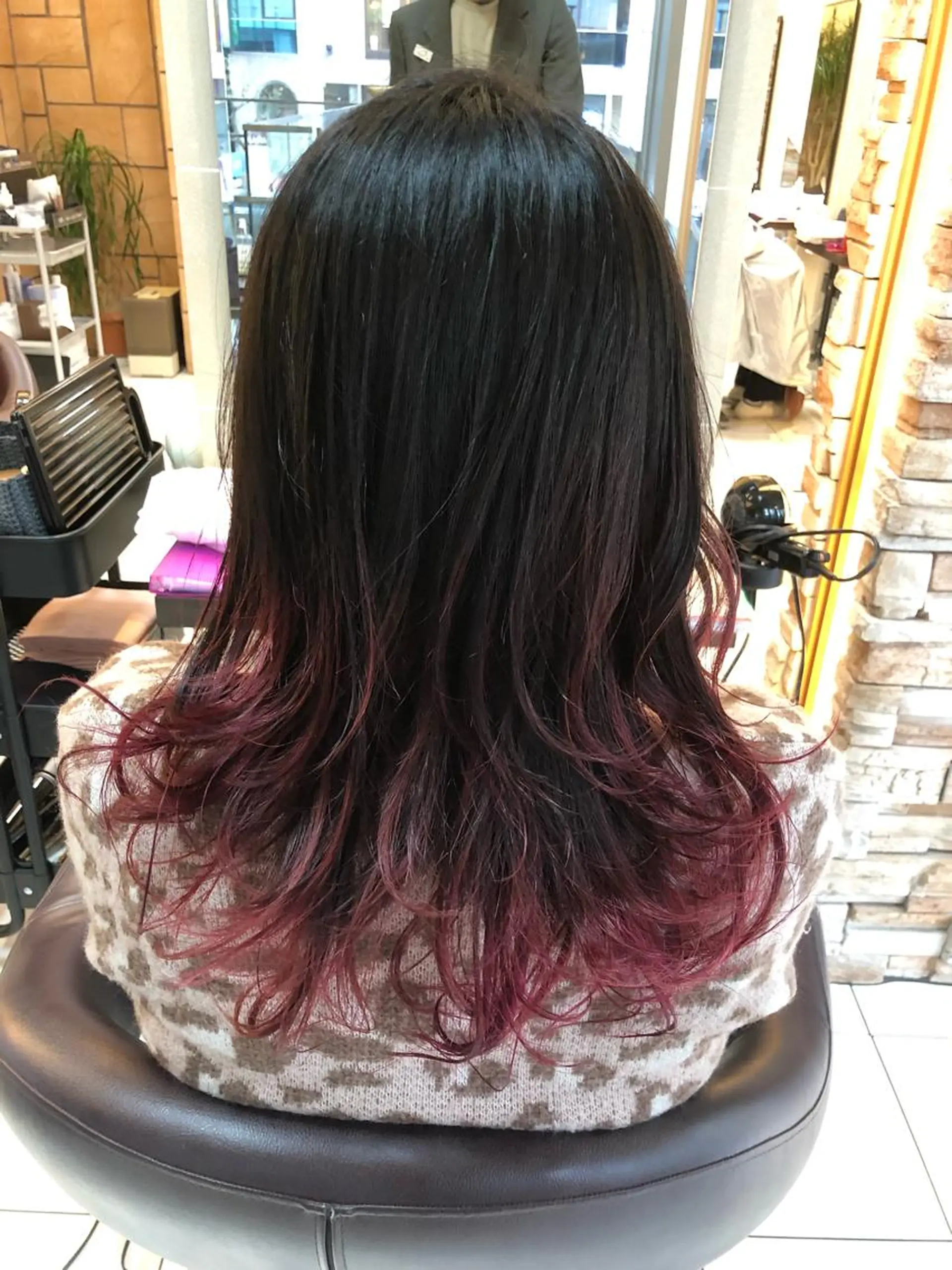 セミロング カラー 野々山 直貴のヘアスタイル