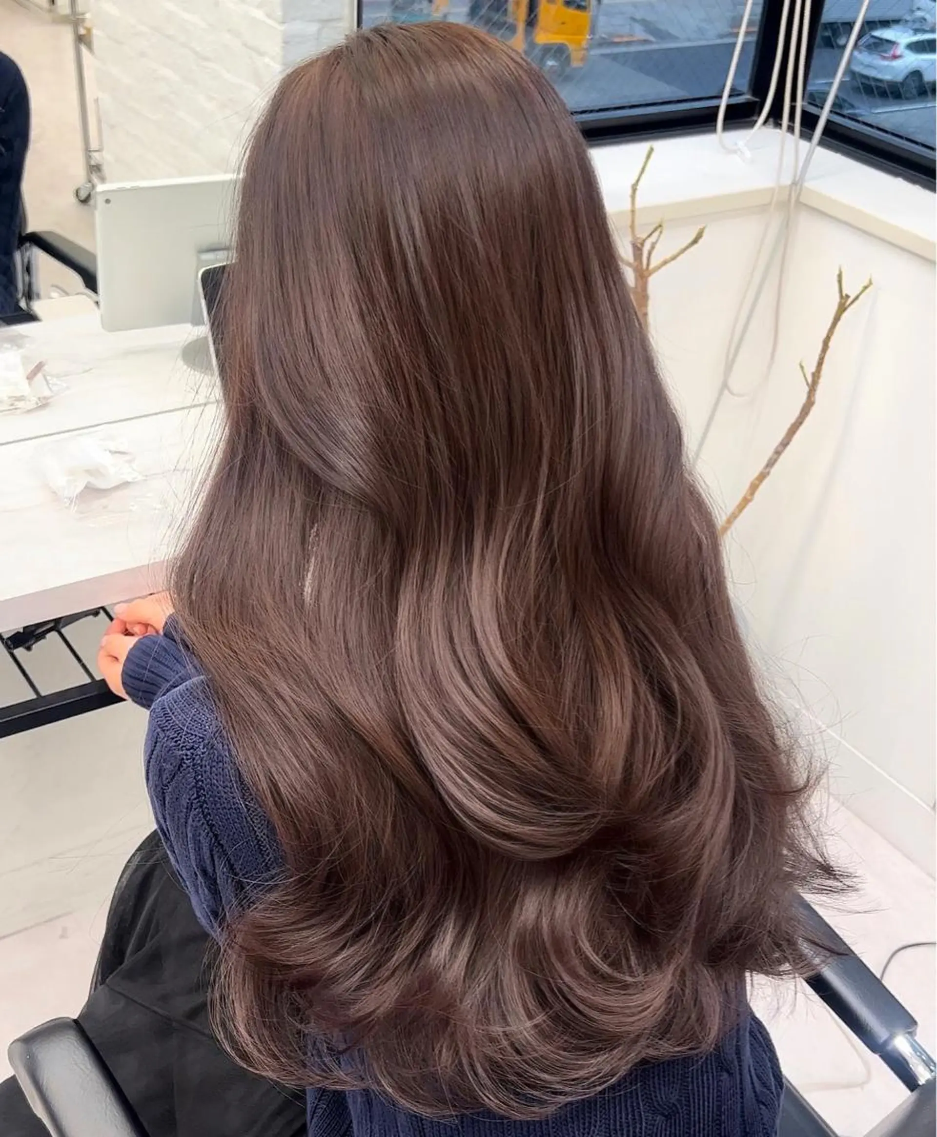 ロング 韓国ヘア♡ 顔まわりカットayaのヘアスタイル