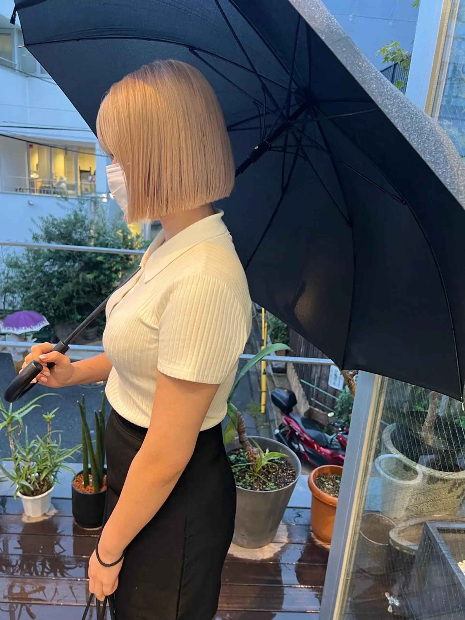 ショート カラー ベージュカラー ハイトーンカラー ボブ カット ヘアカラー トリートメント sakoda shunkiのヘアスタイル