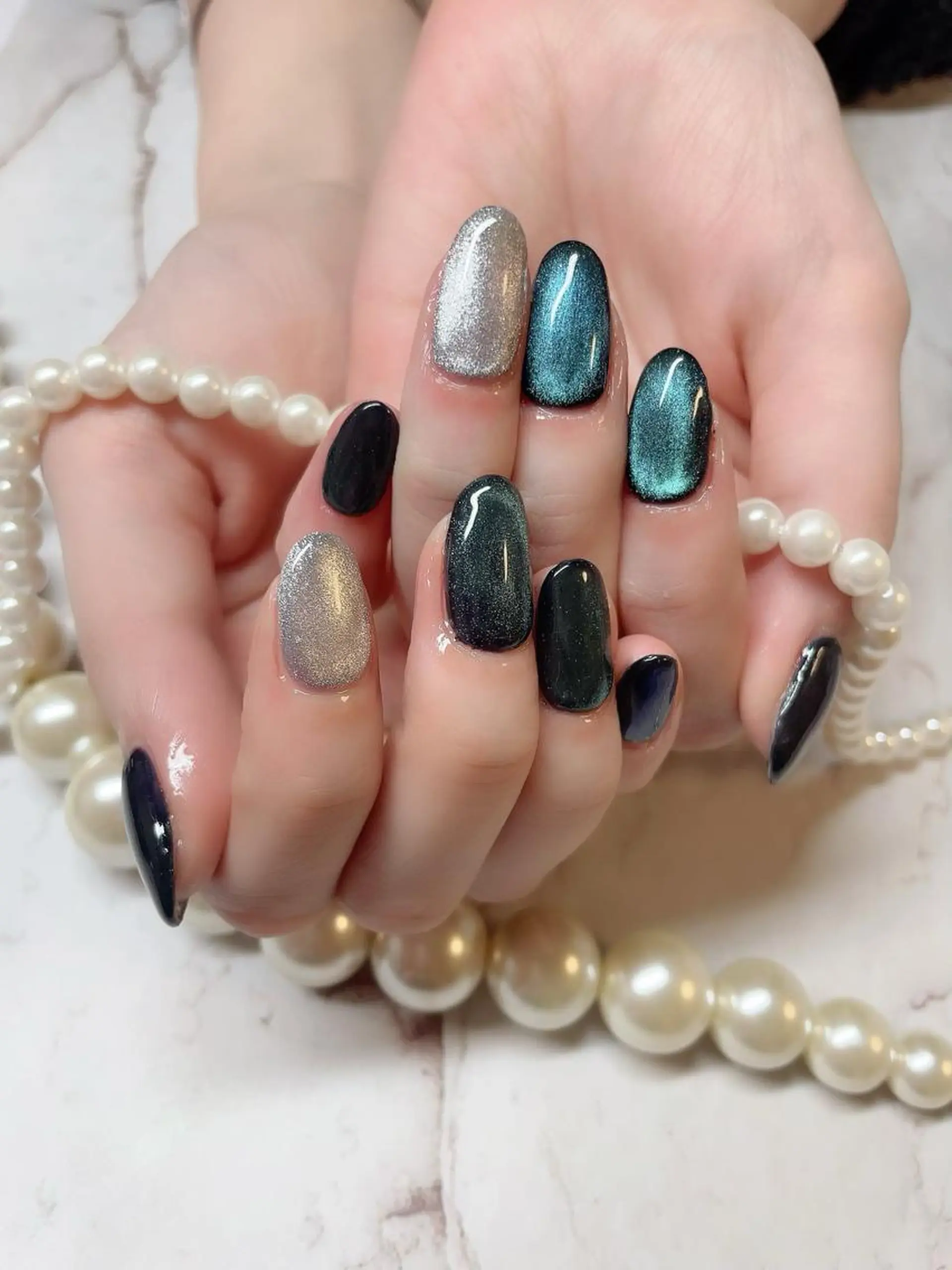 ネイル マグネットネイル Nail salon 🎀Angeのネイルデザイン