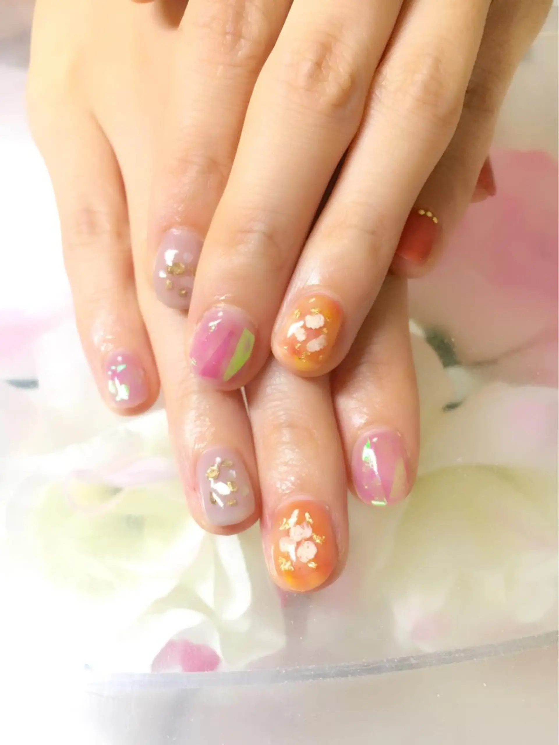 ネイル 成人式 フットネイル ジェルネイル ハロウィン ニュアンスネイル clover nailのネイルデザイン