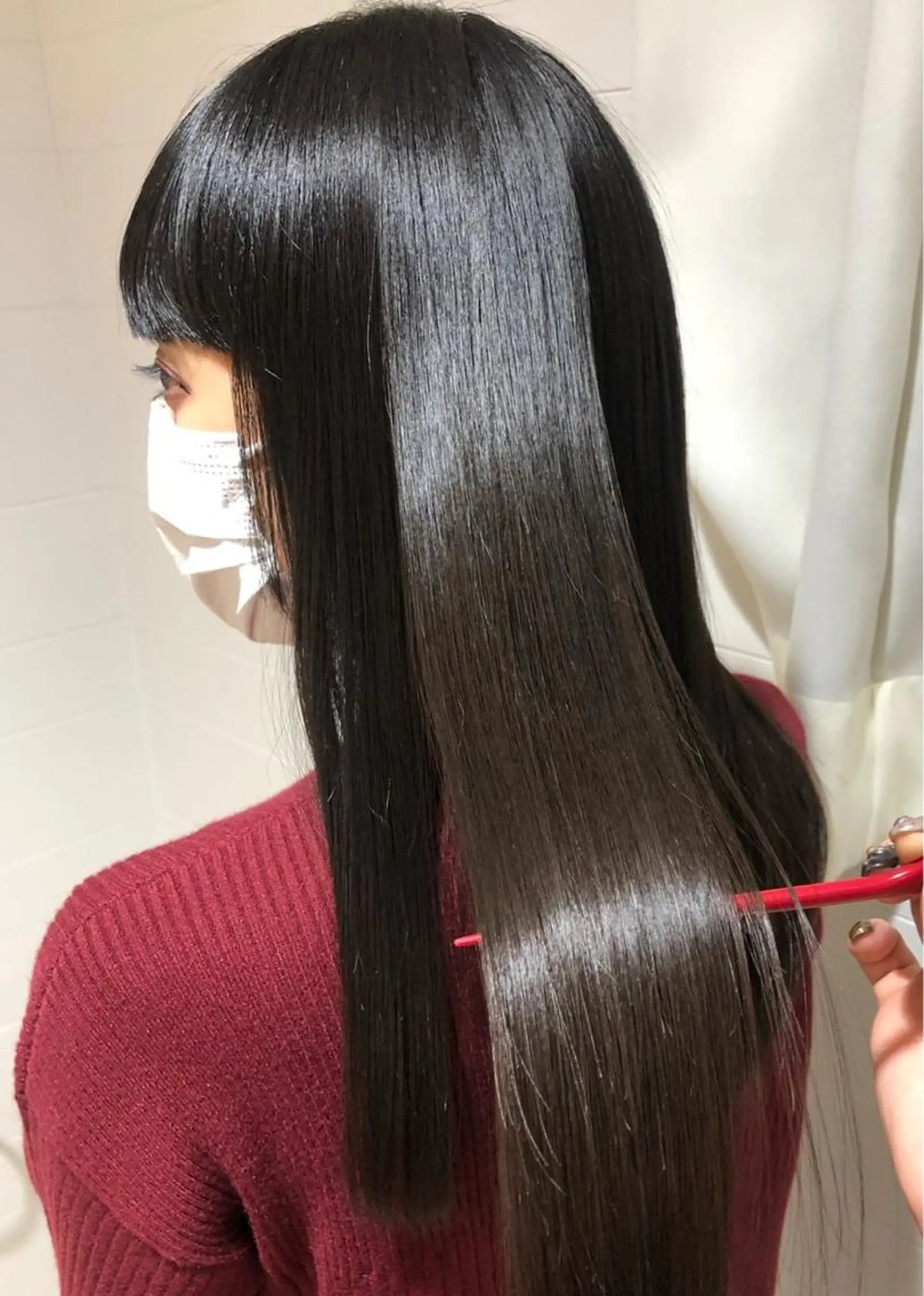 ロング 縮毛矯正 🐝メンズハイライト …Rioのヘアスタイル