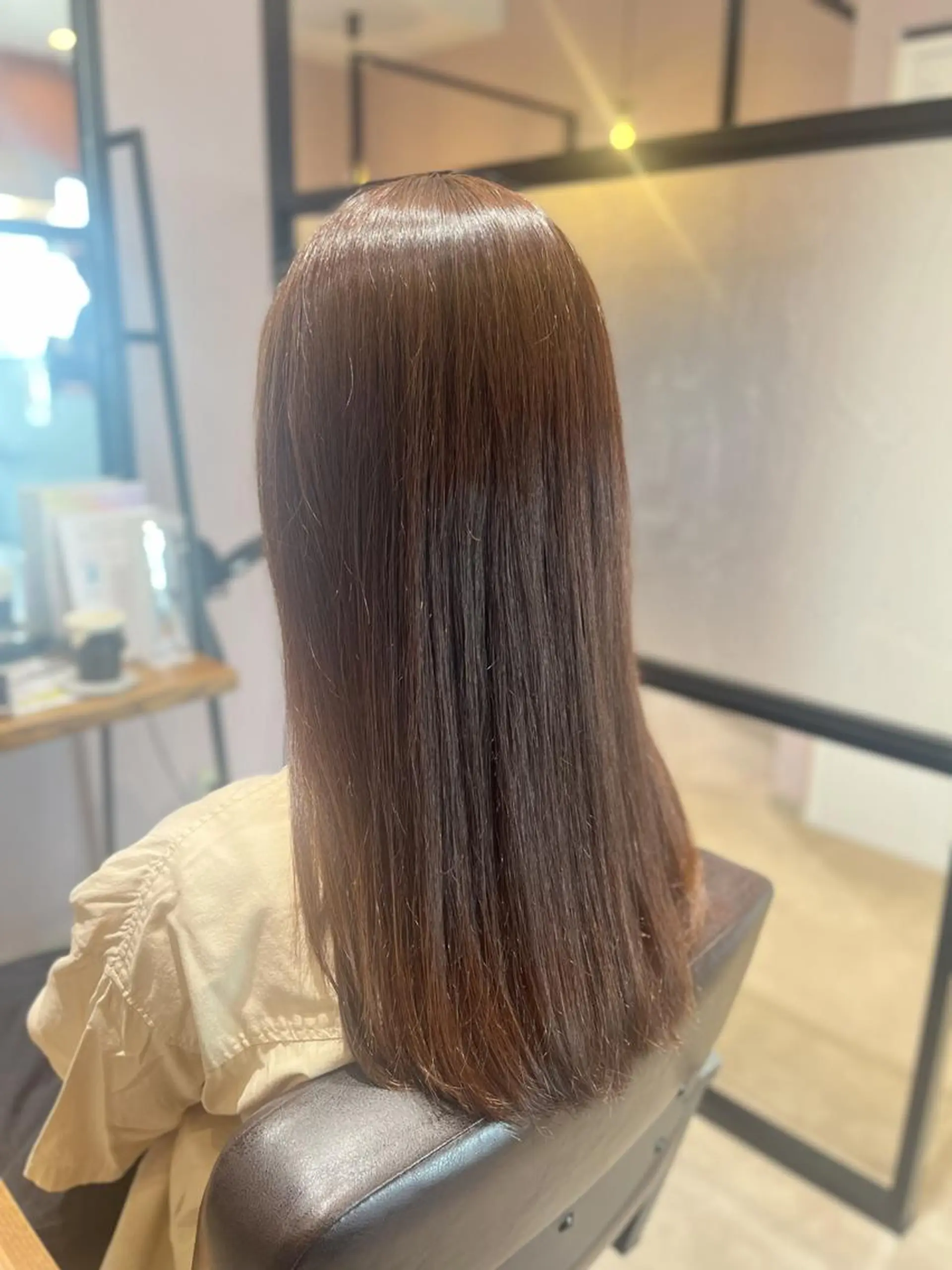 ロング ヘアカラー 上原 花奈のヘアスタイル