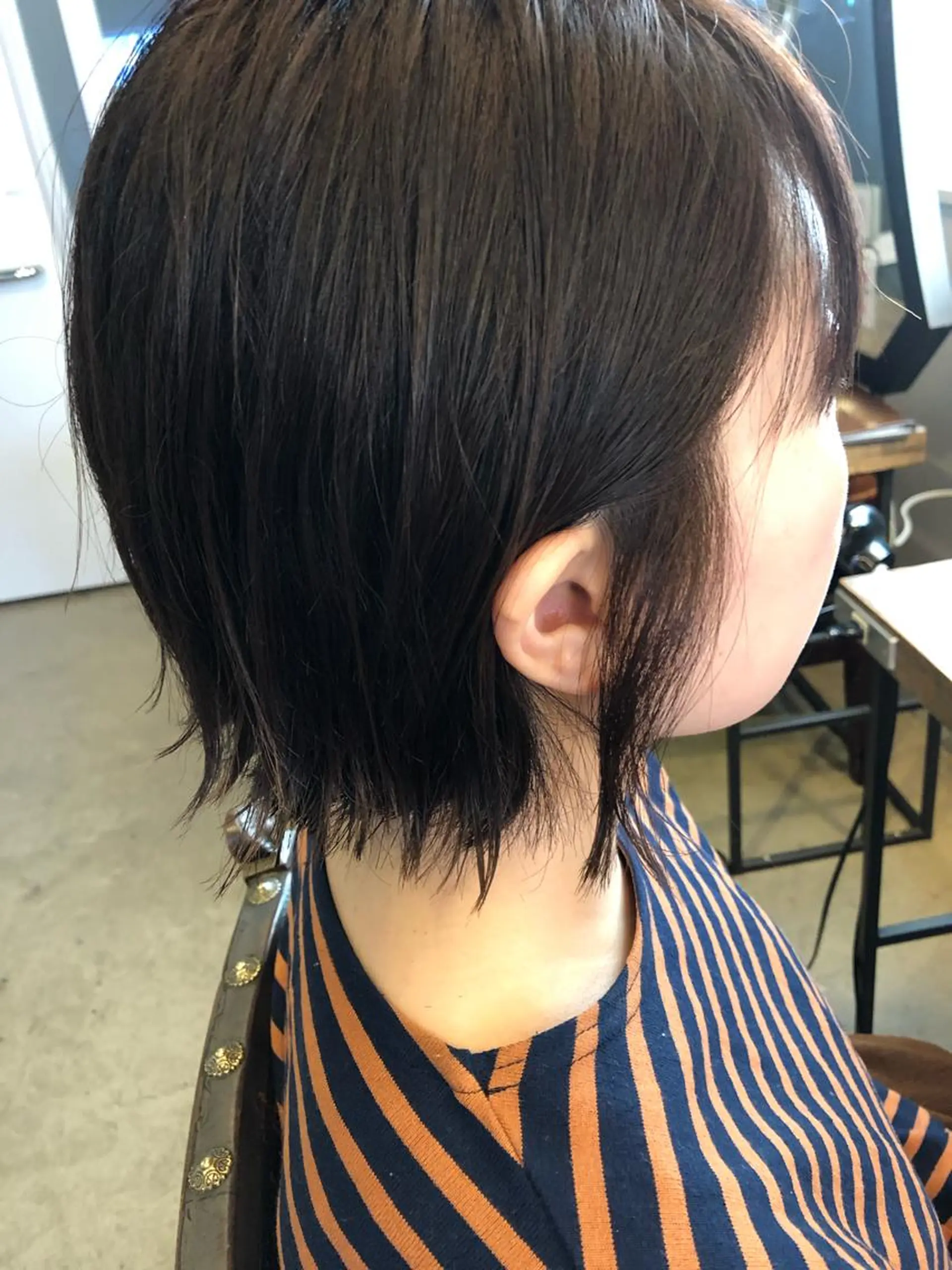 ミディアム カラー カット 相原 美咲のヘアスタイル