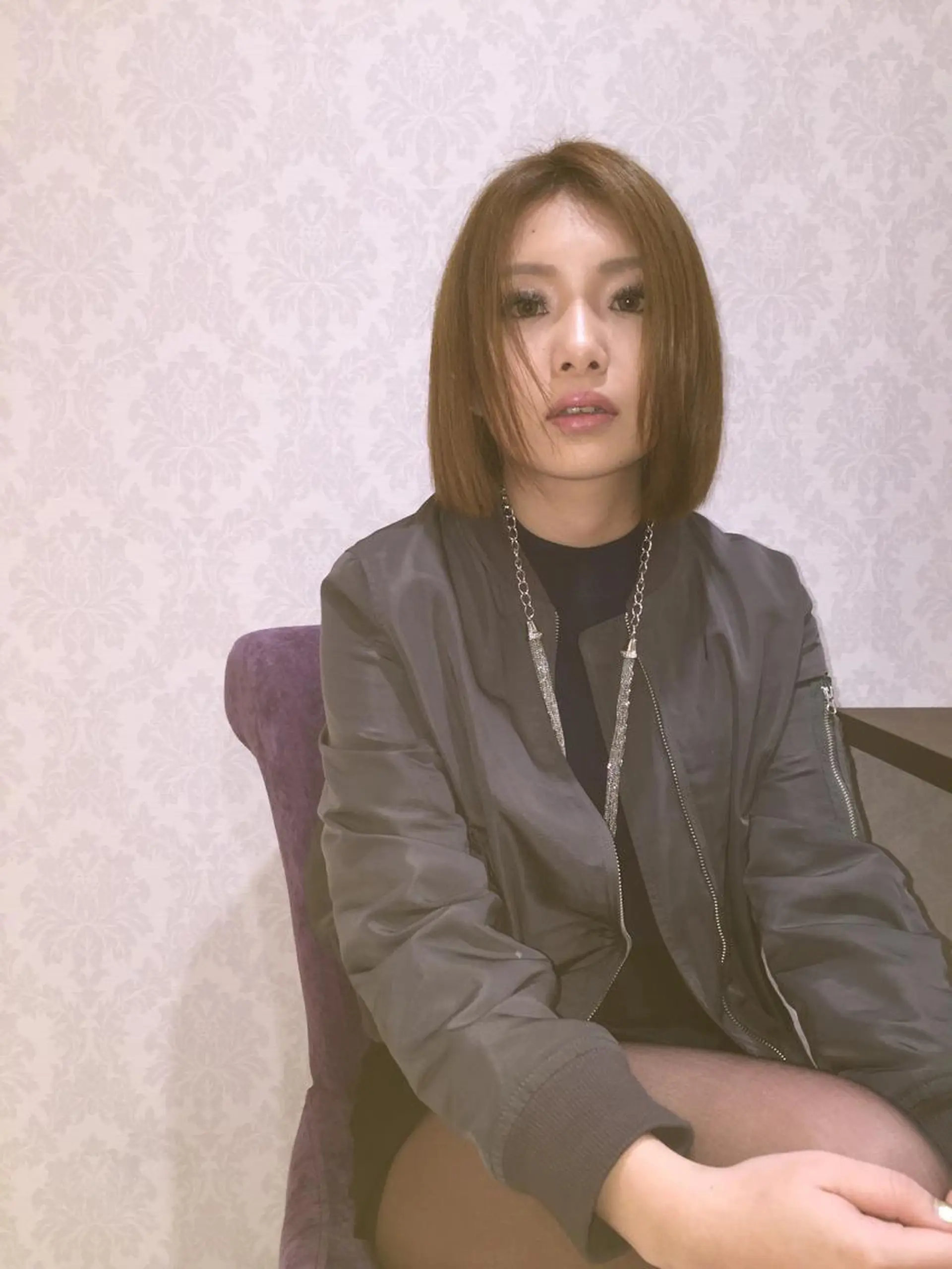 ショート カラー ボブ ハットリ ユウイチのヘアスタイル