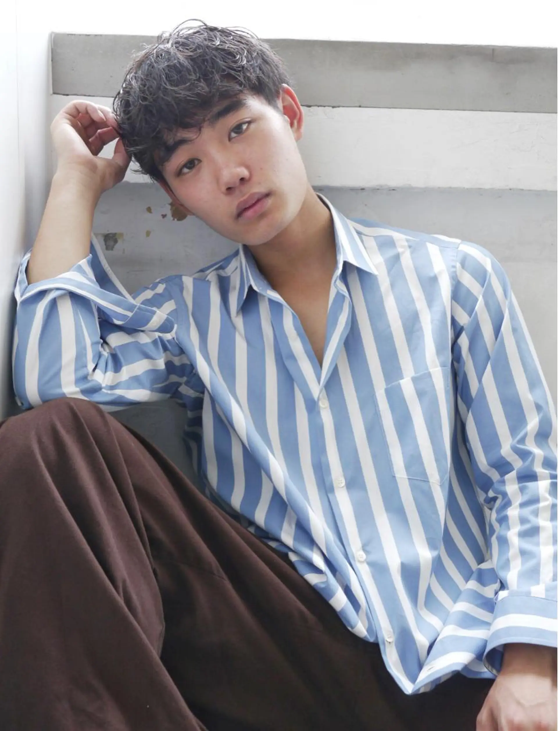 メンズ マッシュ メンズパーマ カット パーマ トリートメント 渋谷メンズカット/ 工藤靖也のヘアスタイル