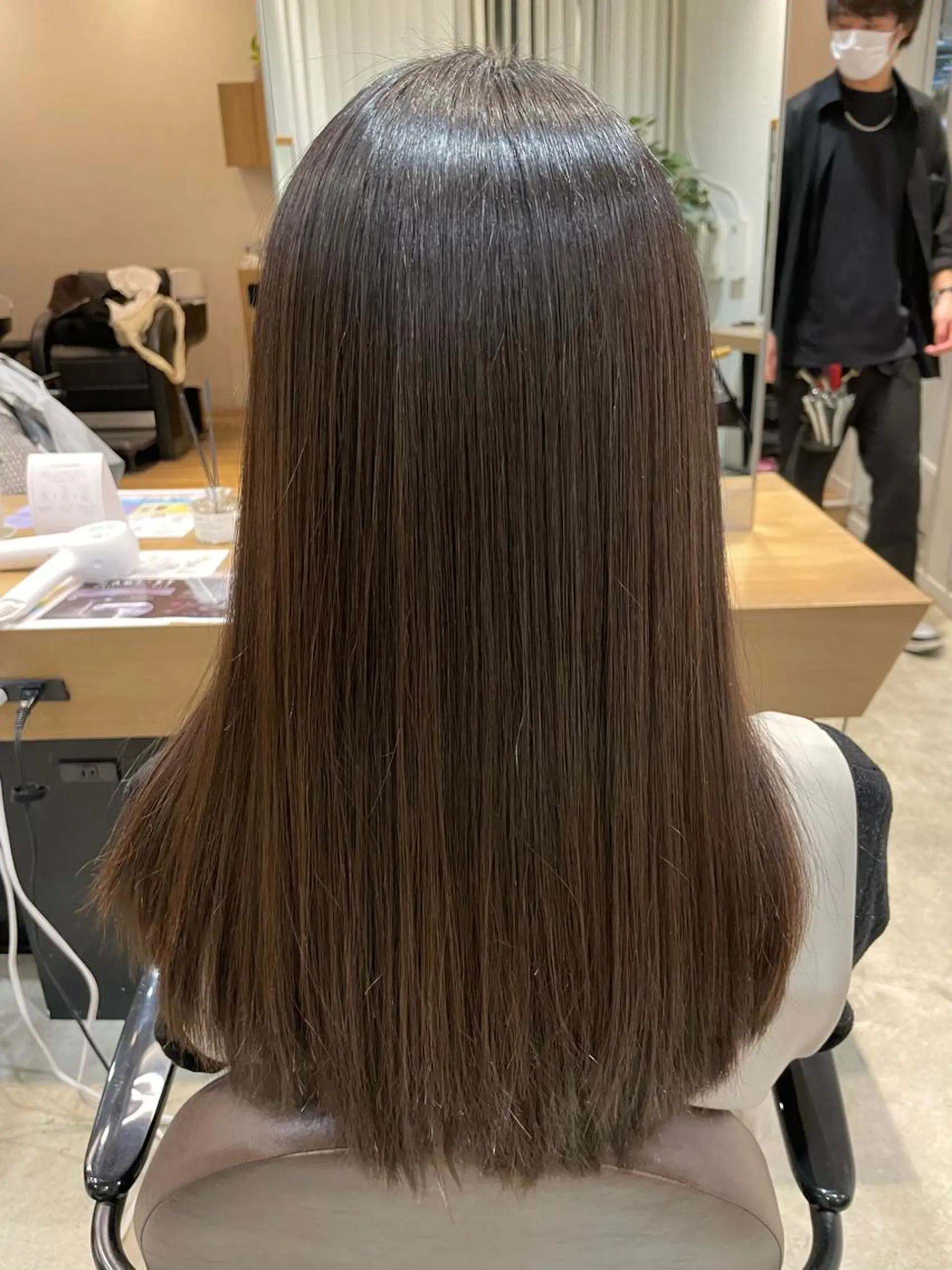 ロング パーマ 縮毛矯正 SHEA.学芸大学所属・一箭 恵梧/ロングヘアのヘアスタイル