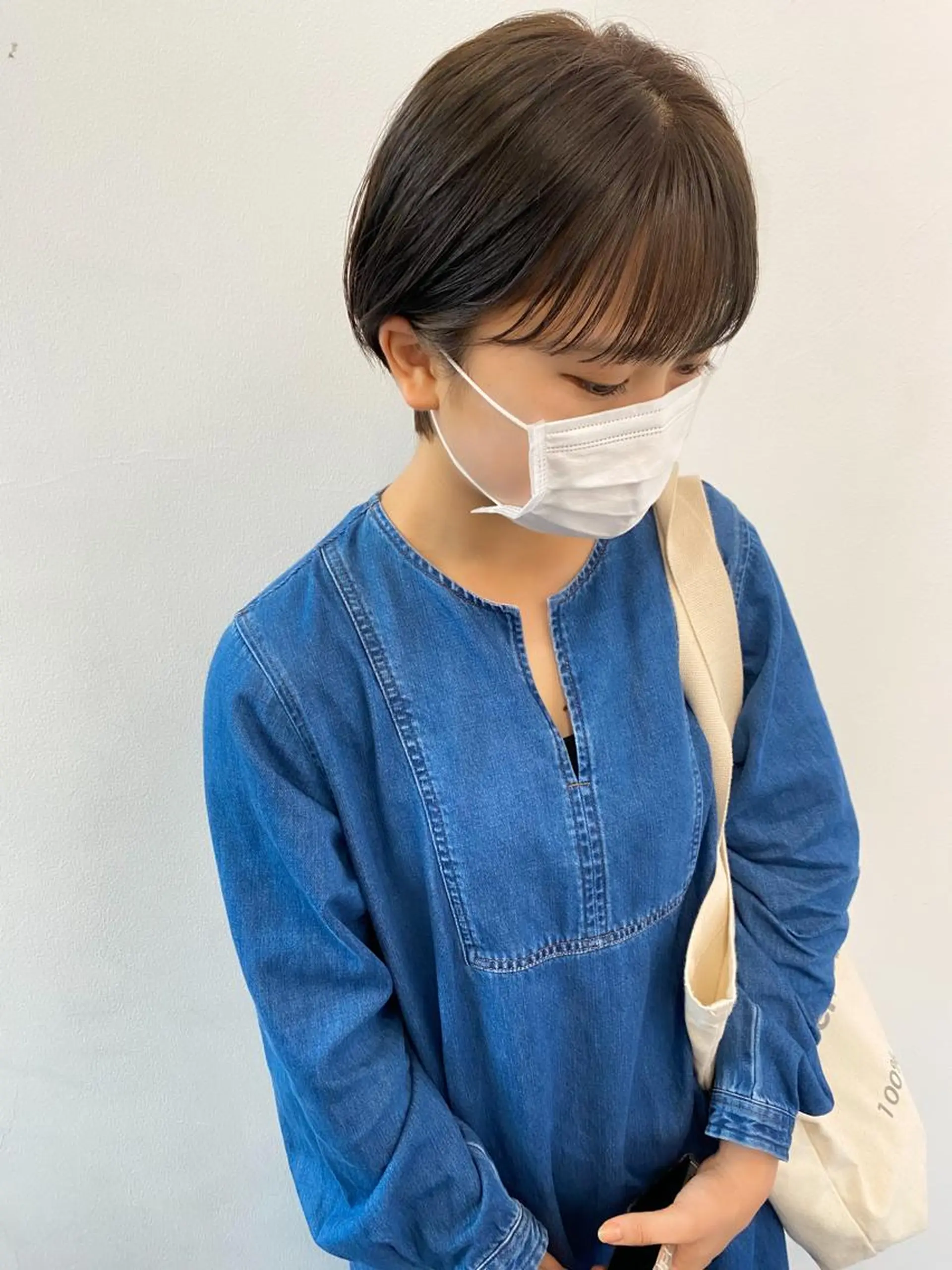 ショート カラー THE DAY所属・AKI HASHIMOTOのヘアスタイル