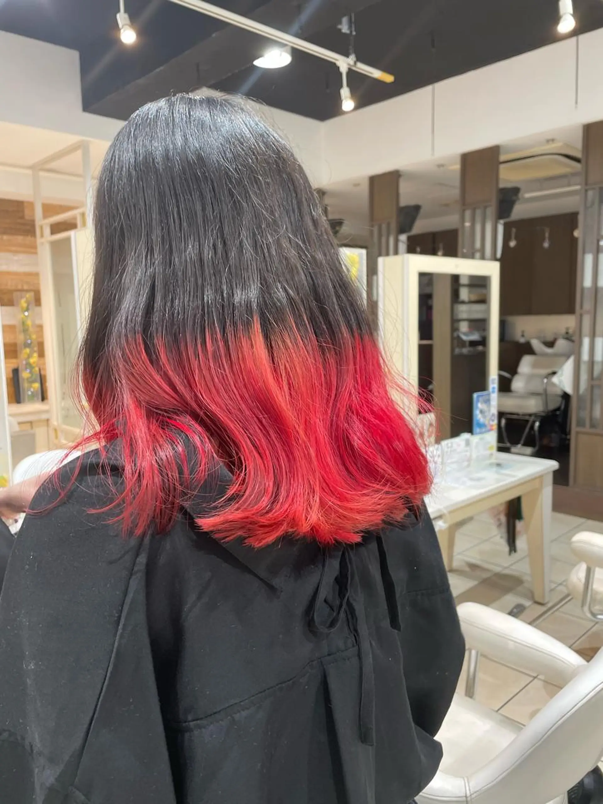 ミディアム カット ヘアカラー 吉川 うららのヘアスタイル