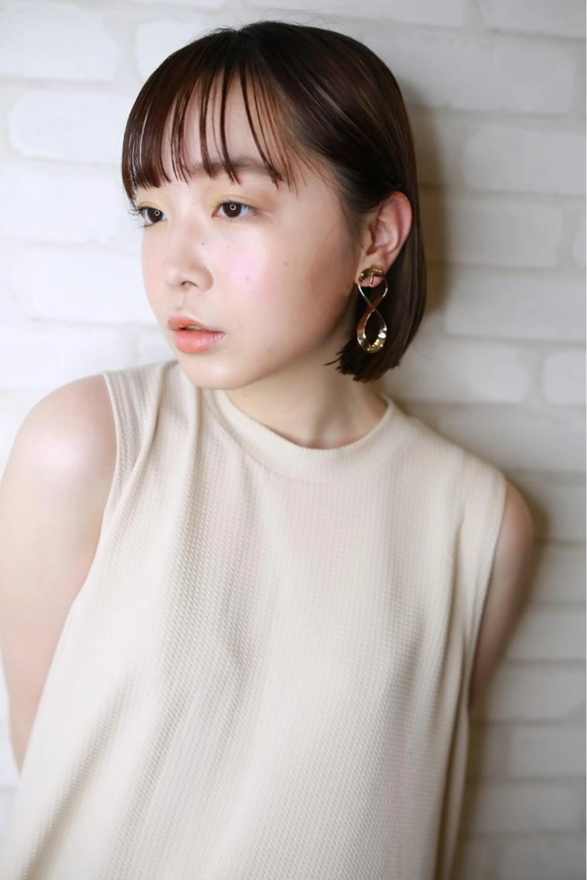 ミディアム カラー パーマ ヘアアレンジ メンズ キッズ ネイル マツエク・マツパ ヘアカラー トリートメント premier modelsのヘアスタイル