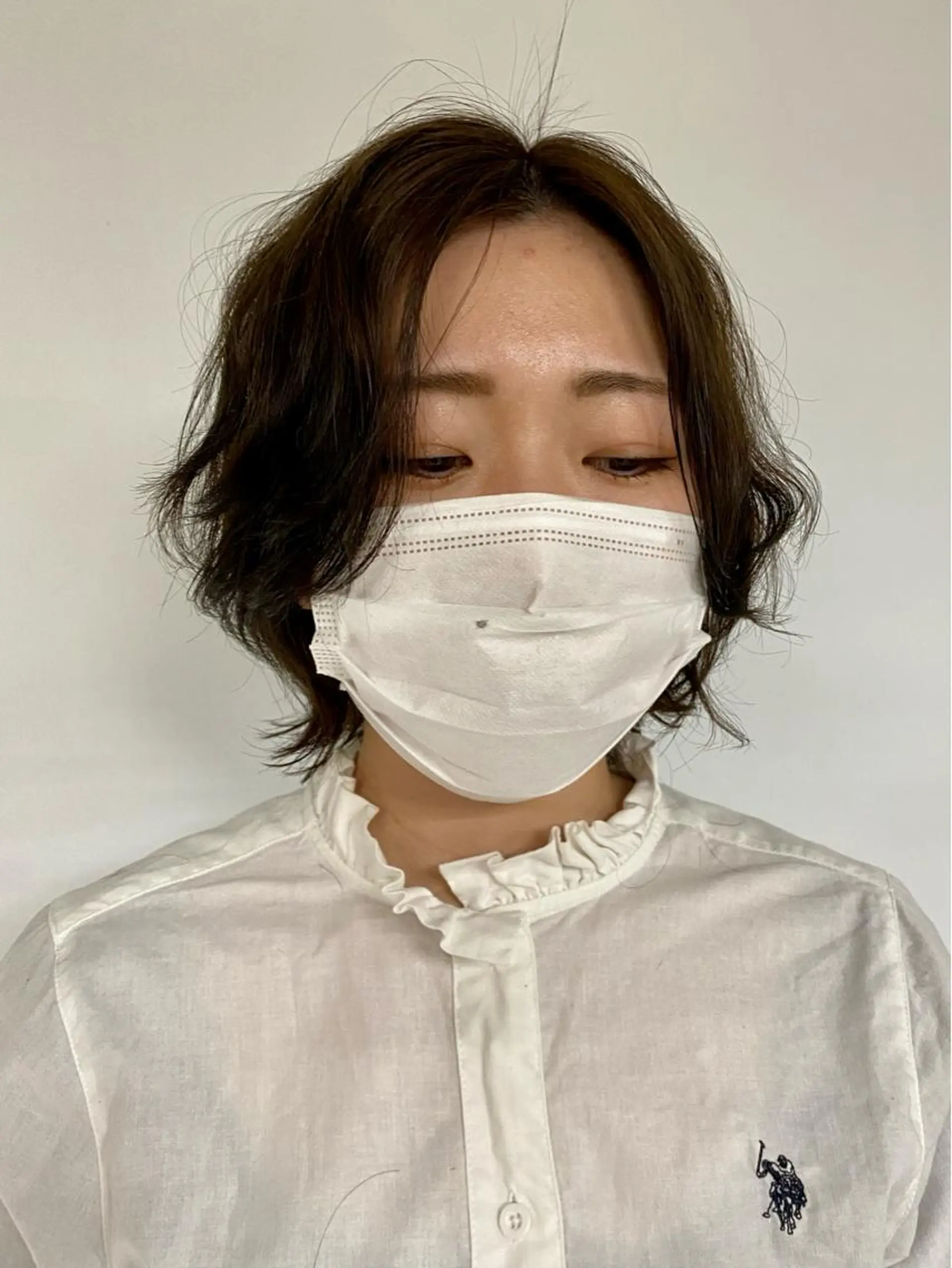 ミディアム パーマ steed tokyo所属・KOOKI スティードトーキョーのヘアスタイル