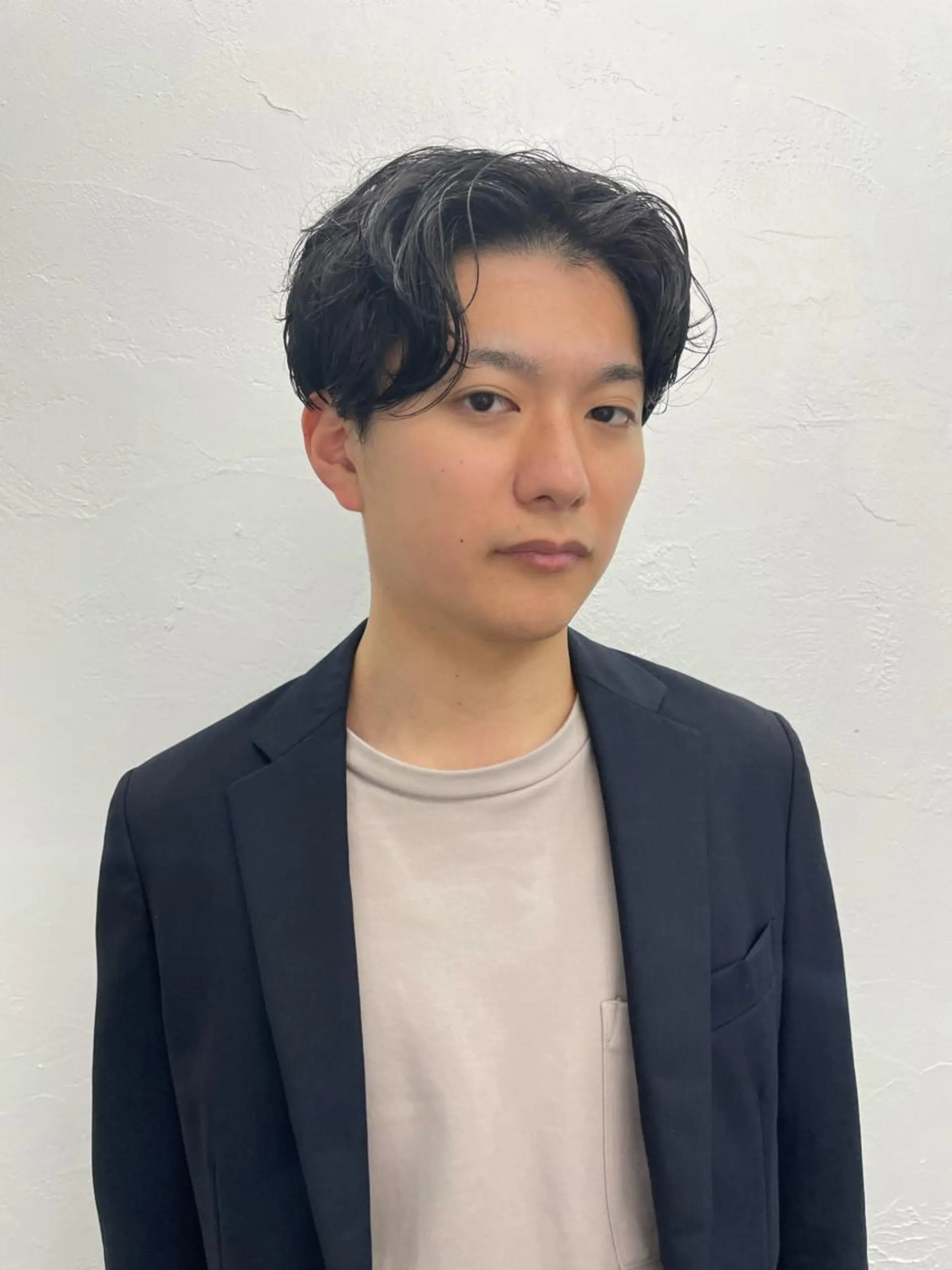 メンズ センターパート メンズパーマ 渋谷メンズカット/ 工藤靖也のヘアスタイル