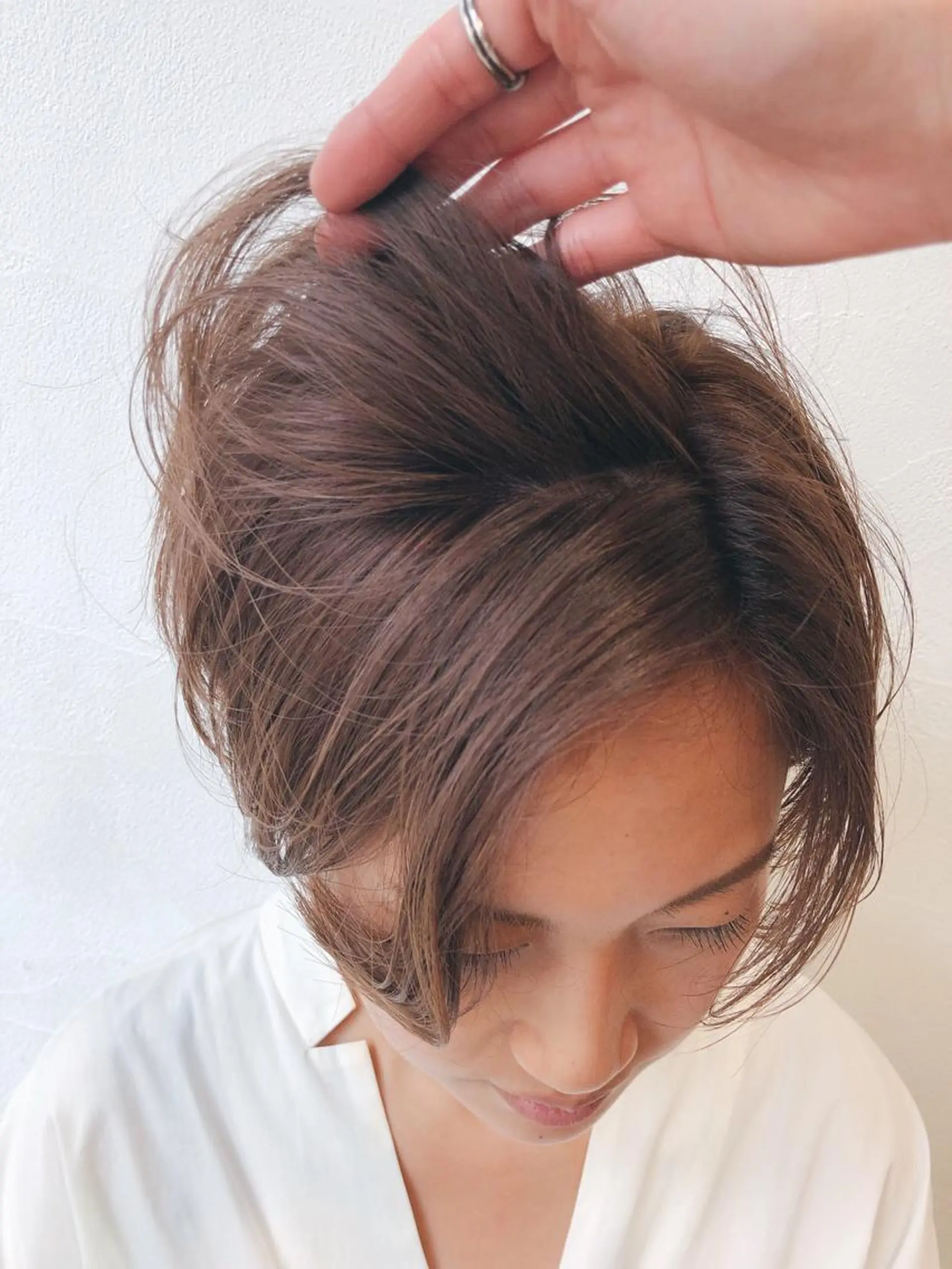 ショート カラー グレージュ メンズカット特化柏駅 徒歩3分LOUのヘアスタイル