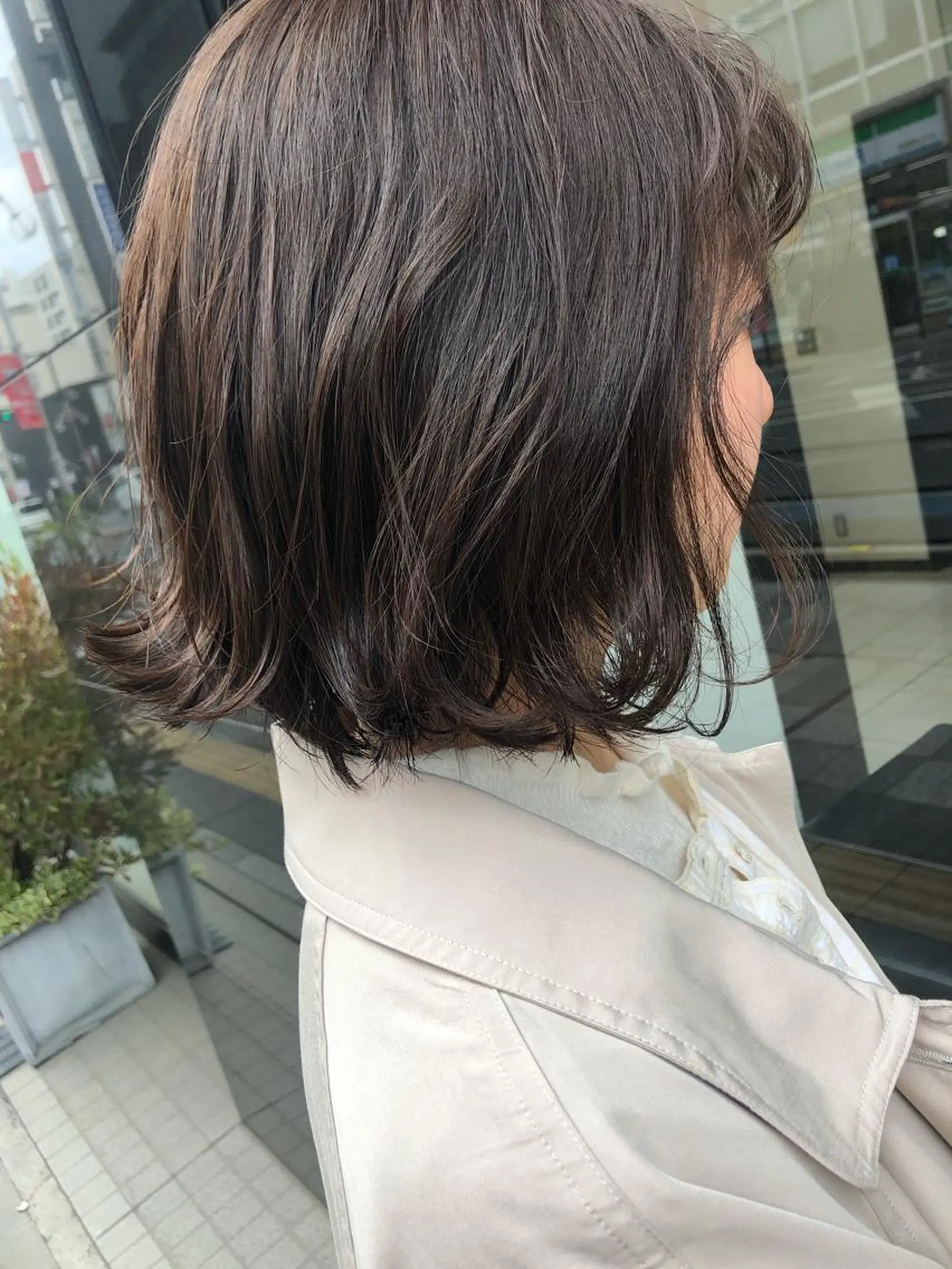 ミディアム カラー GLROW haruhiのヘアスタイル
