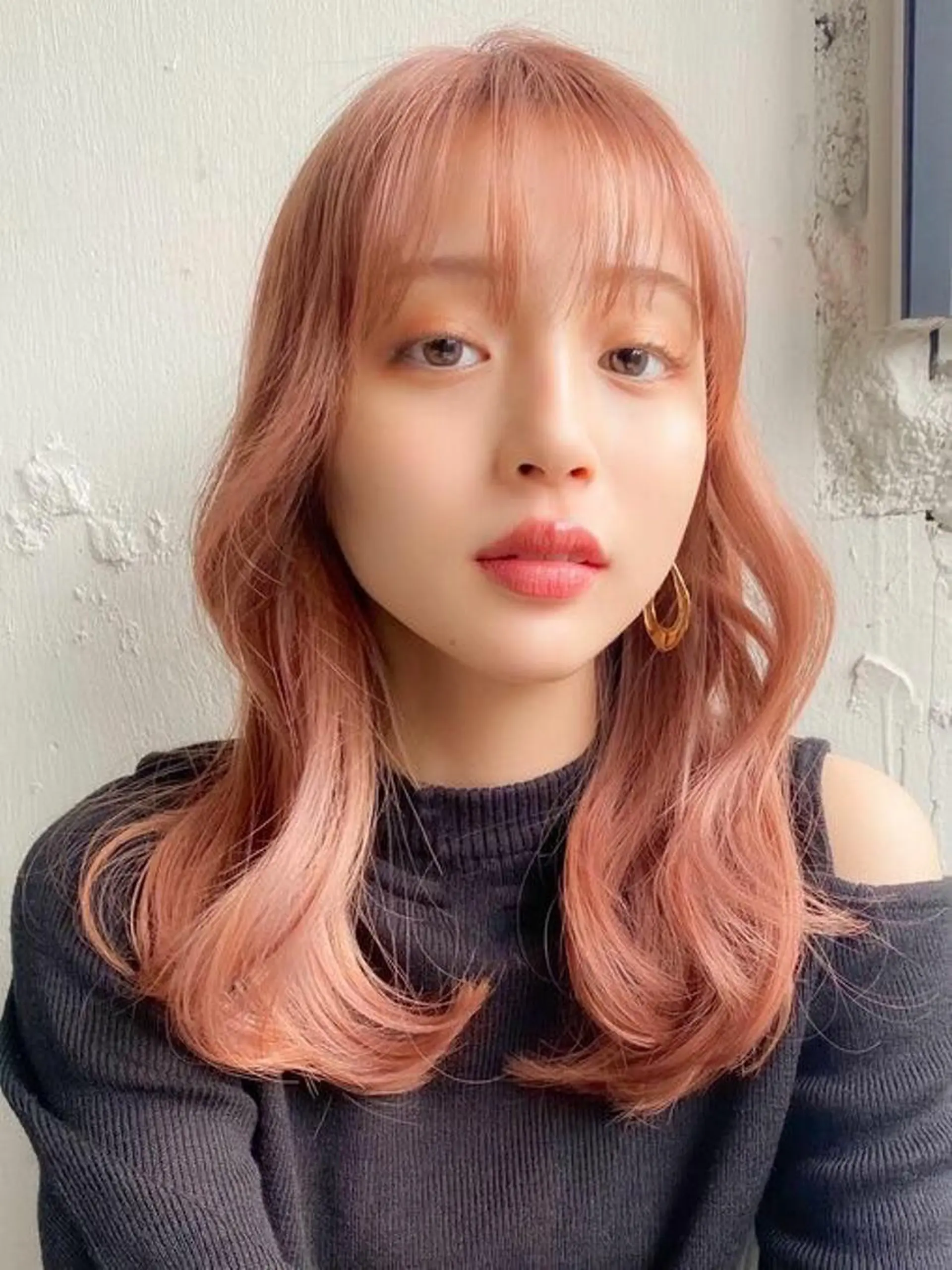 セミロング 今だけカット無料✨ 表参道美容師　井出光のヘアスタイル