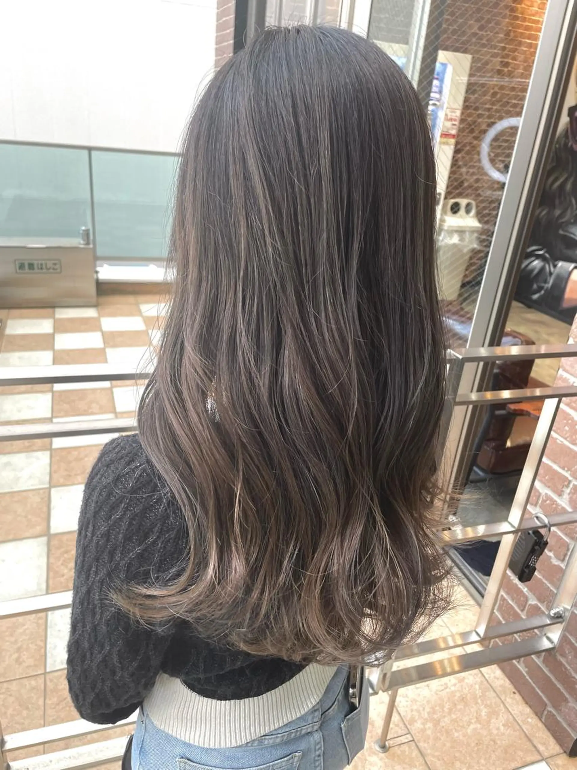 ロング 韓国カット/透明感 Re.Labo岡本のヘアスタイル