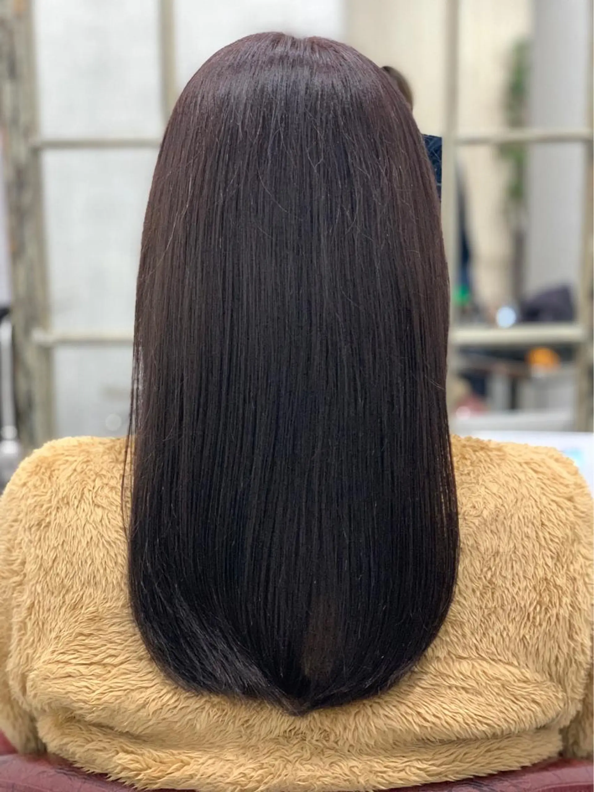 ロング カットパーマ✂️ 小坂田玲亜のヘアスタイル