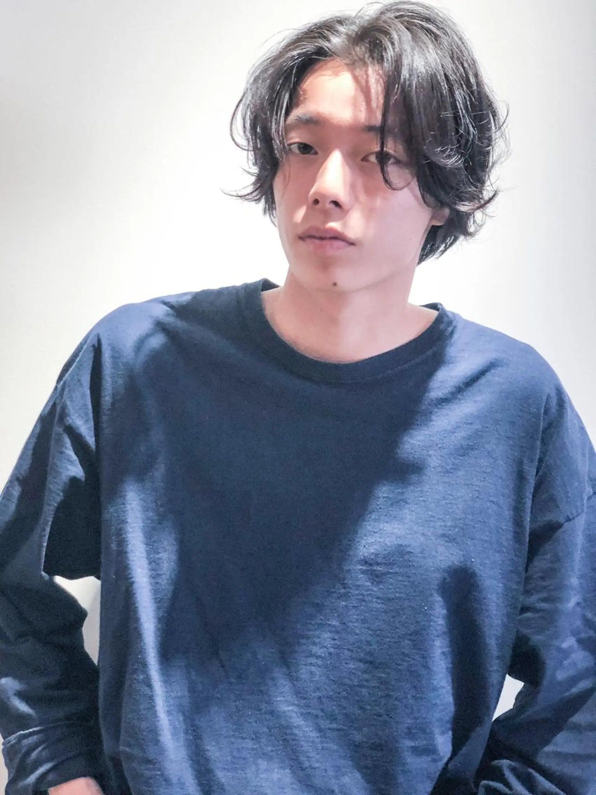 メンズ センターパート カット 渋谷メンズカット/ 工藤靖也のヘアスタイル