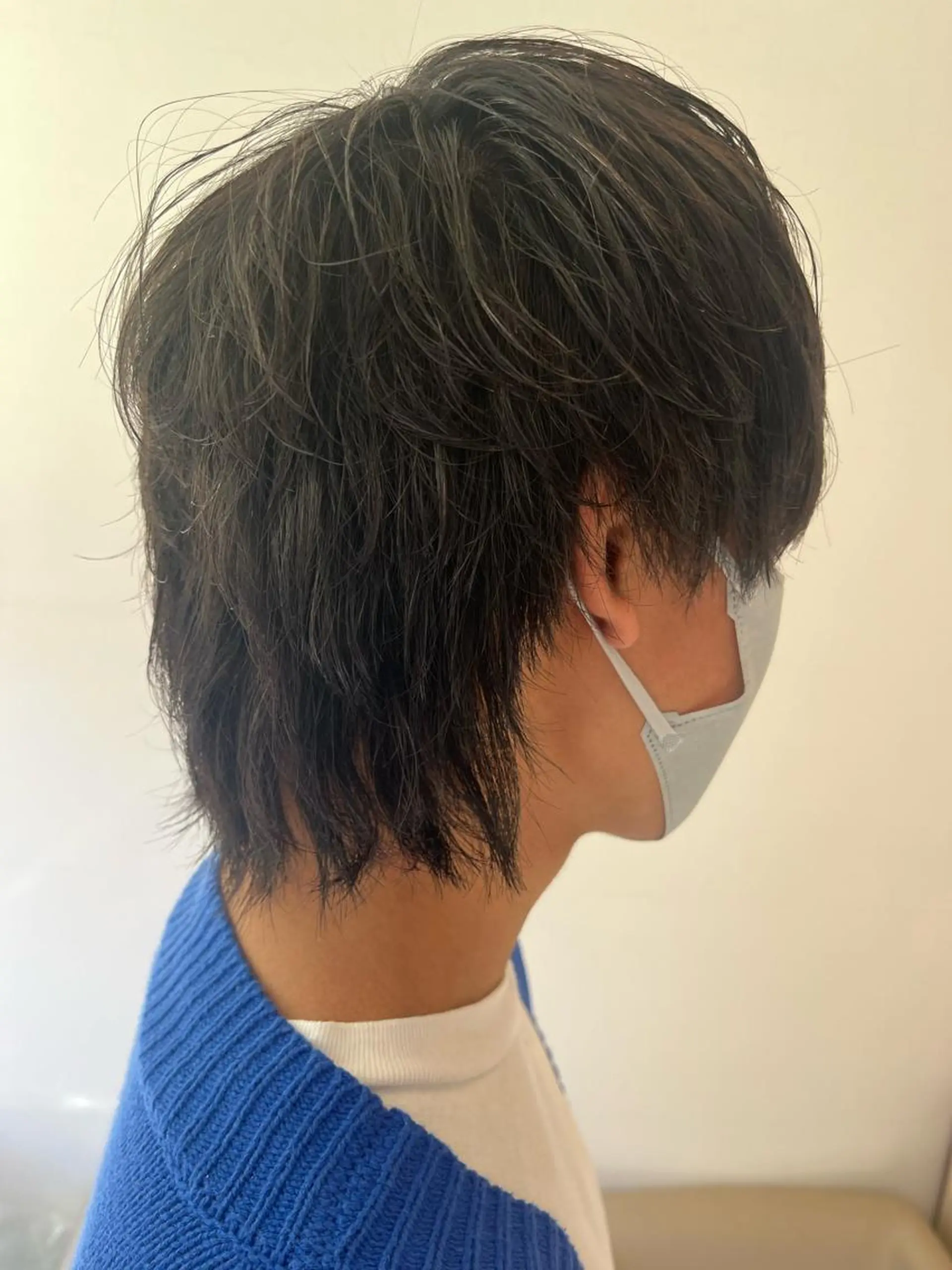 ミディアム メンズ 🪽羽エク/Ash 店長/折目奈央🪽のヘアスタイル