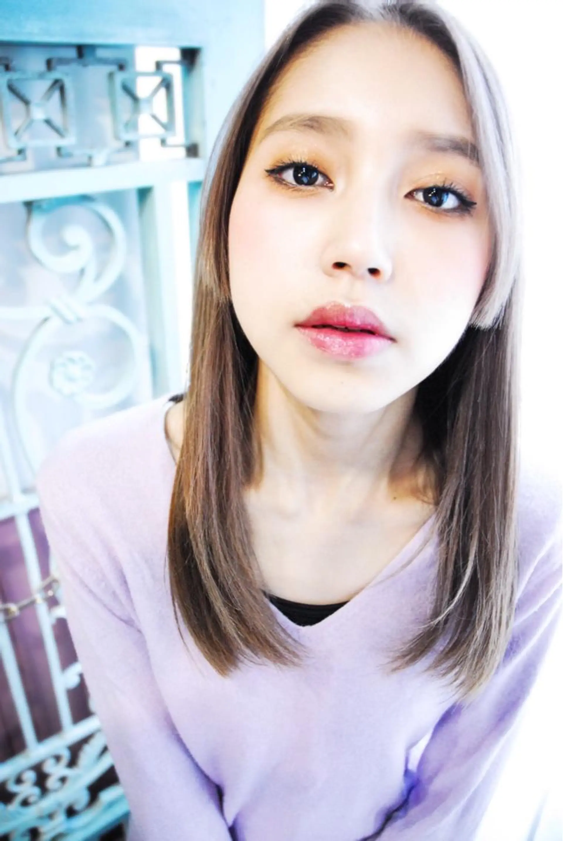 セミロング カラー パーマ ヘアアレンジ メンズ ヘアセット 表参道Lise おおいしおりのヘアスタイル