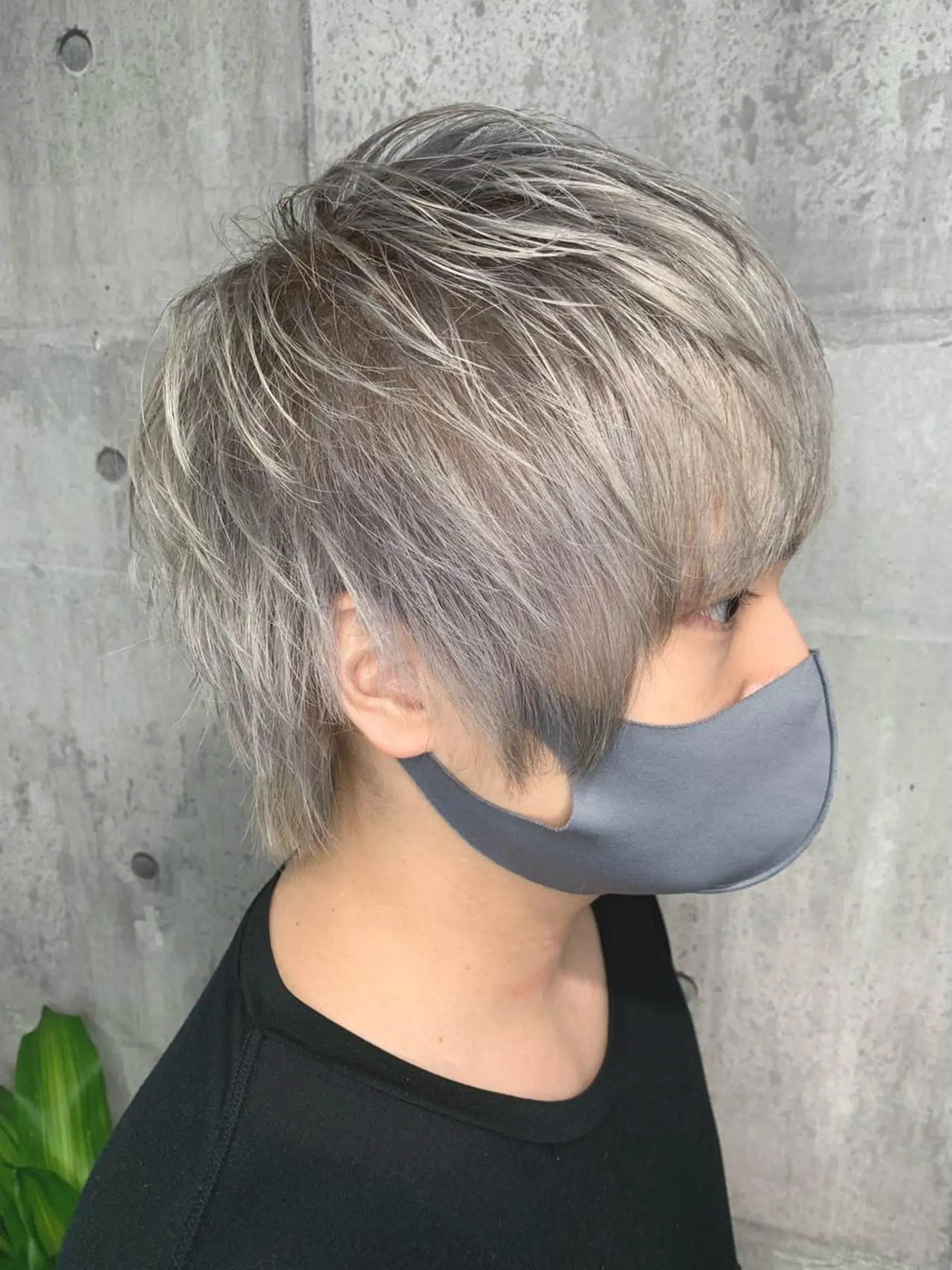 メンズ mimiiy梅田 中崎町ハイトーンのヘアスタイル