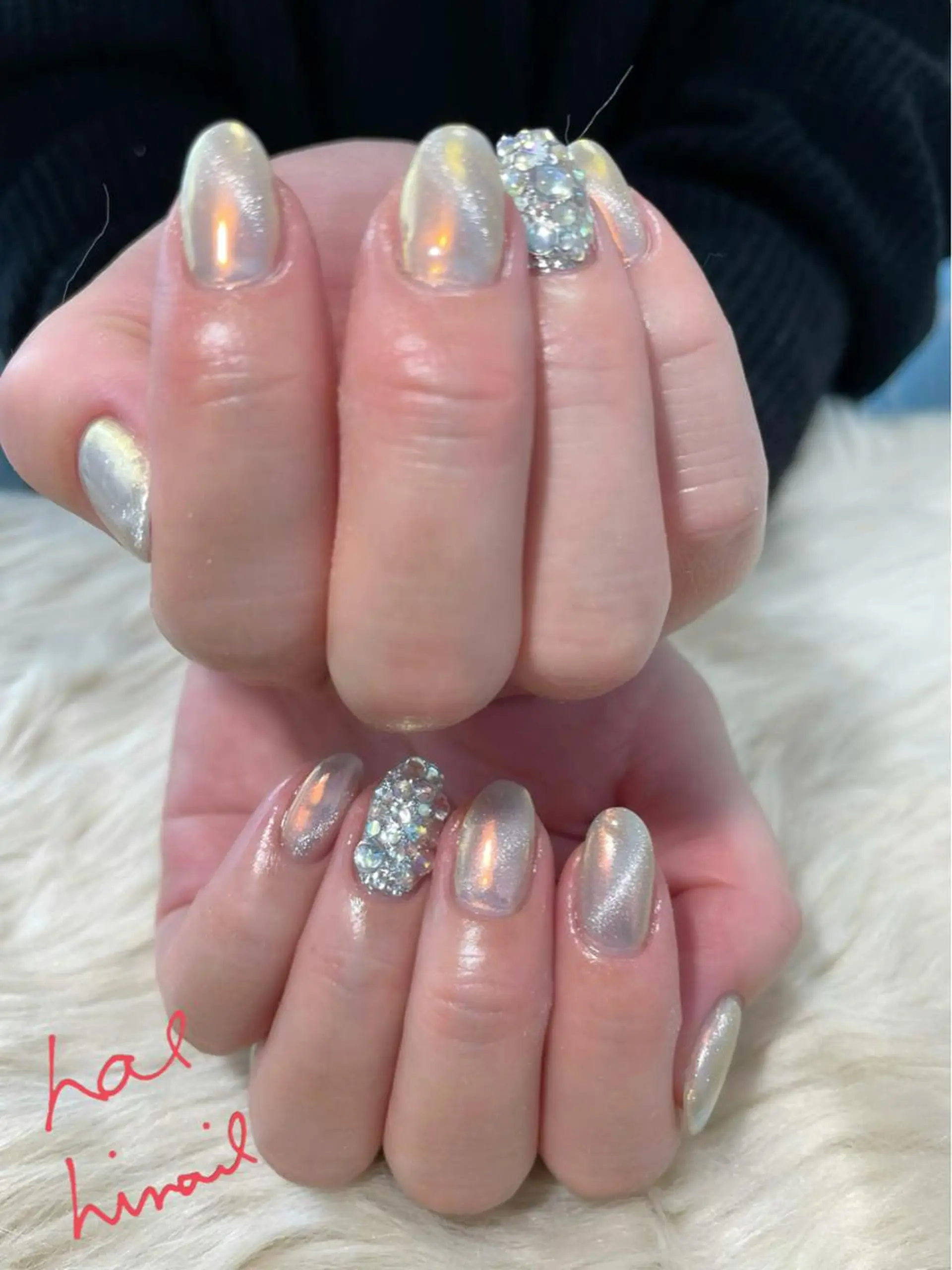 ネイル マグネットネイル はるひな ねいるのネイルデザイン