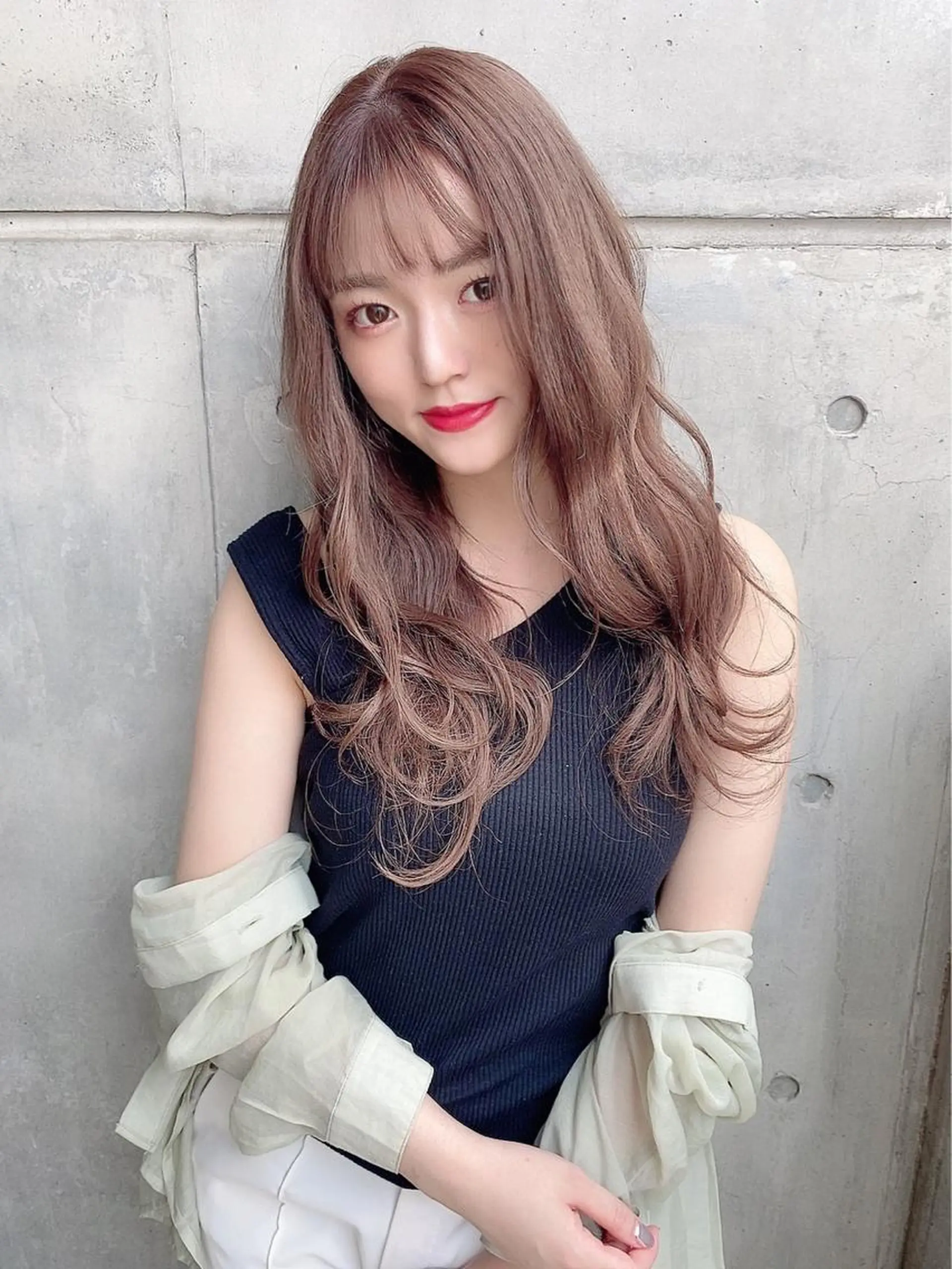 ロング カラー ヘアアレンジ 髪質改善/縮毛/新宿 🫧SUZUKA🫧のヘアスタイル