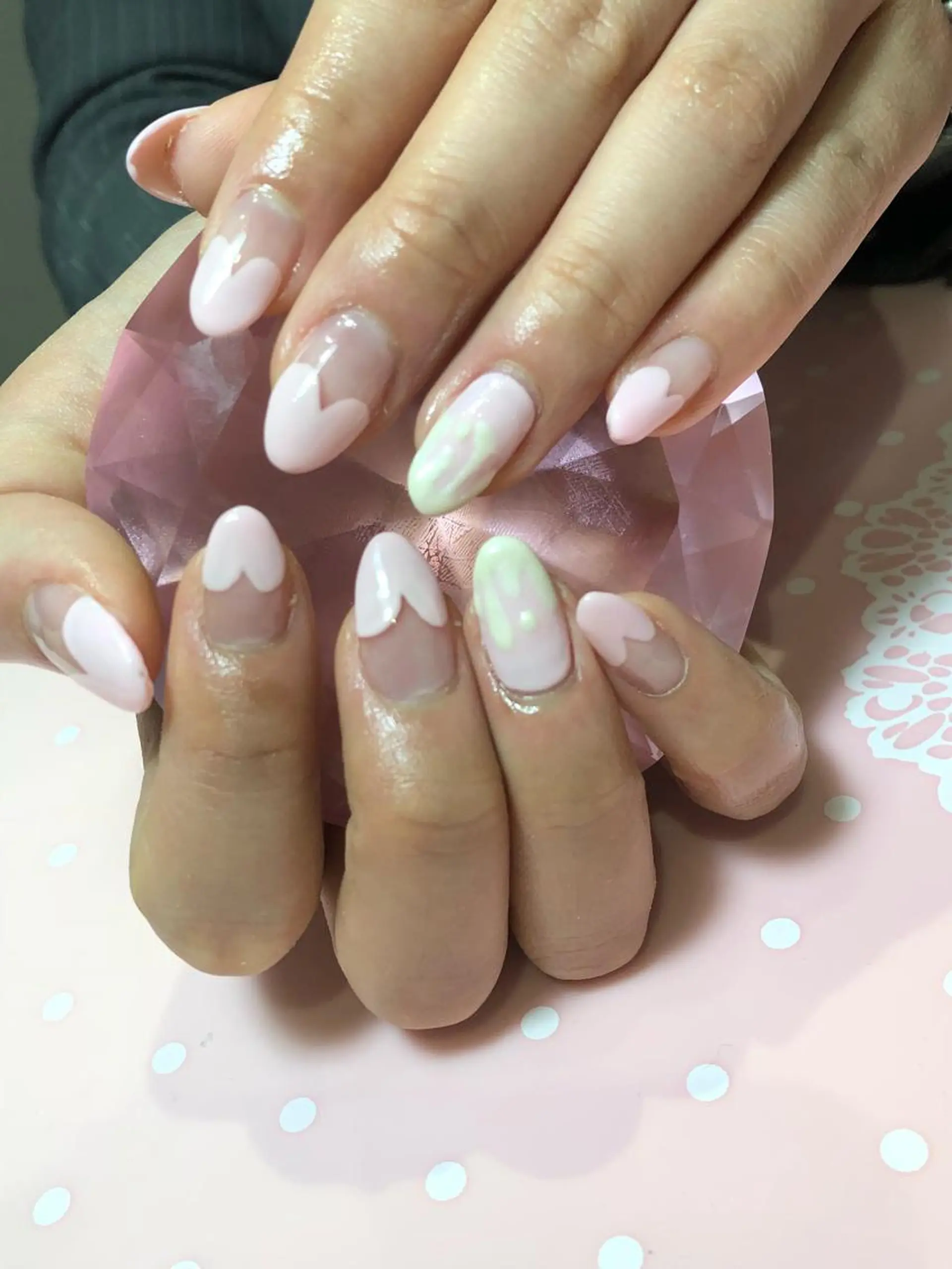 ネイル バレンタイン ハンドネイル ネイルサロン Sweetのネイルデザイン