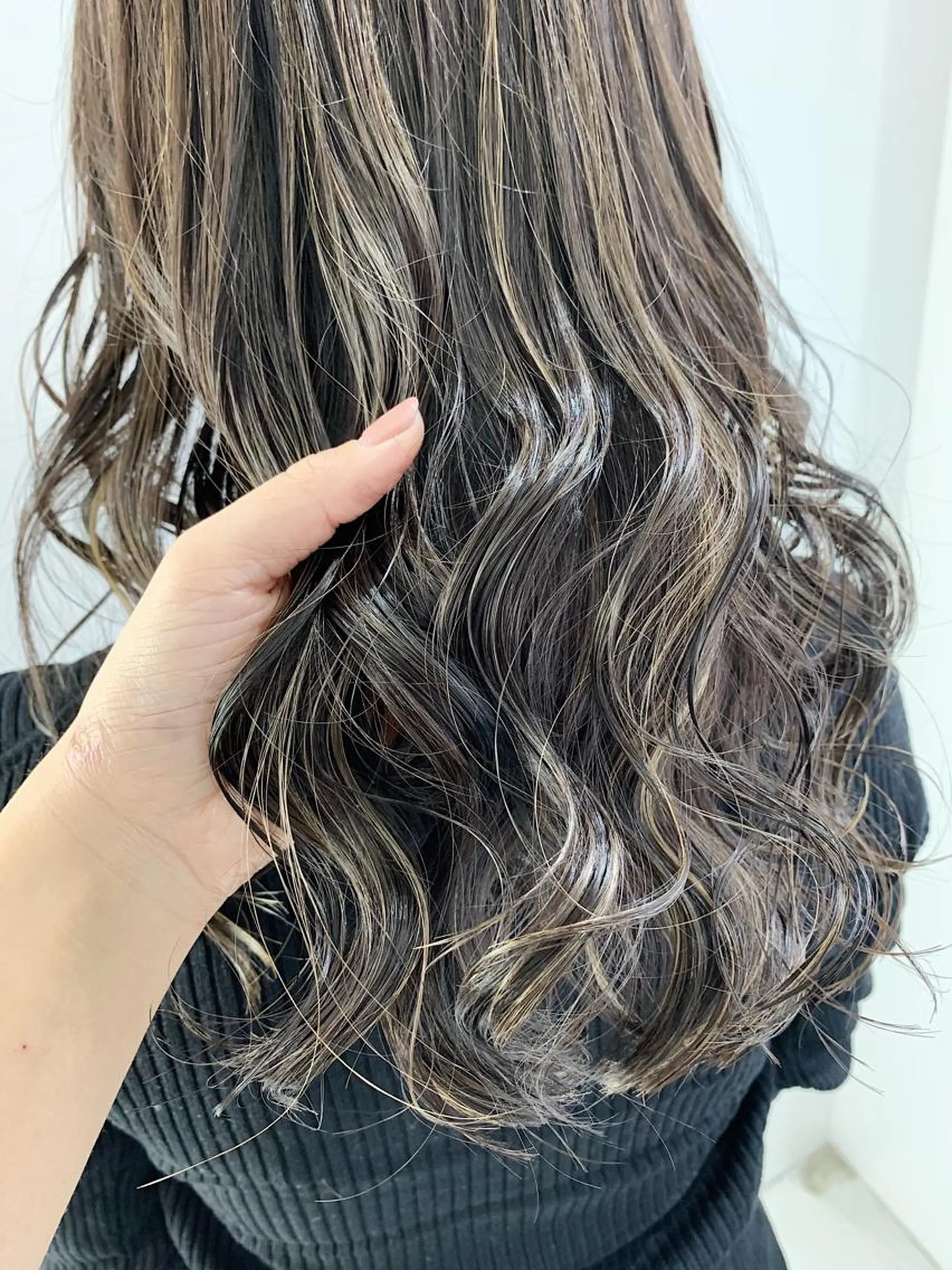 ロング カラー ヘアアレンジ アディクシーカラー ベージュカラー グレージュ ハイライトカラー イルミナカラー レイヤーカット/艶髪 🎀笠原 優花🎀のヘアスタイル