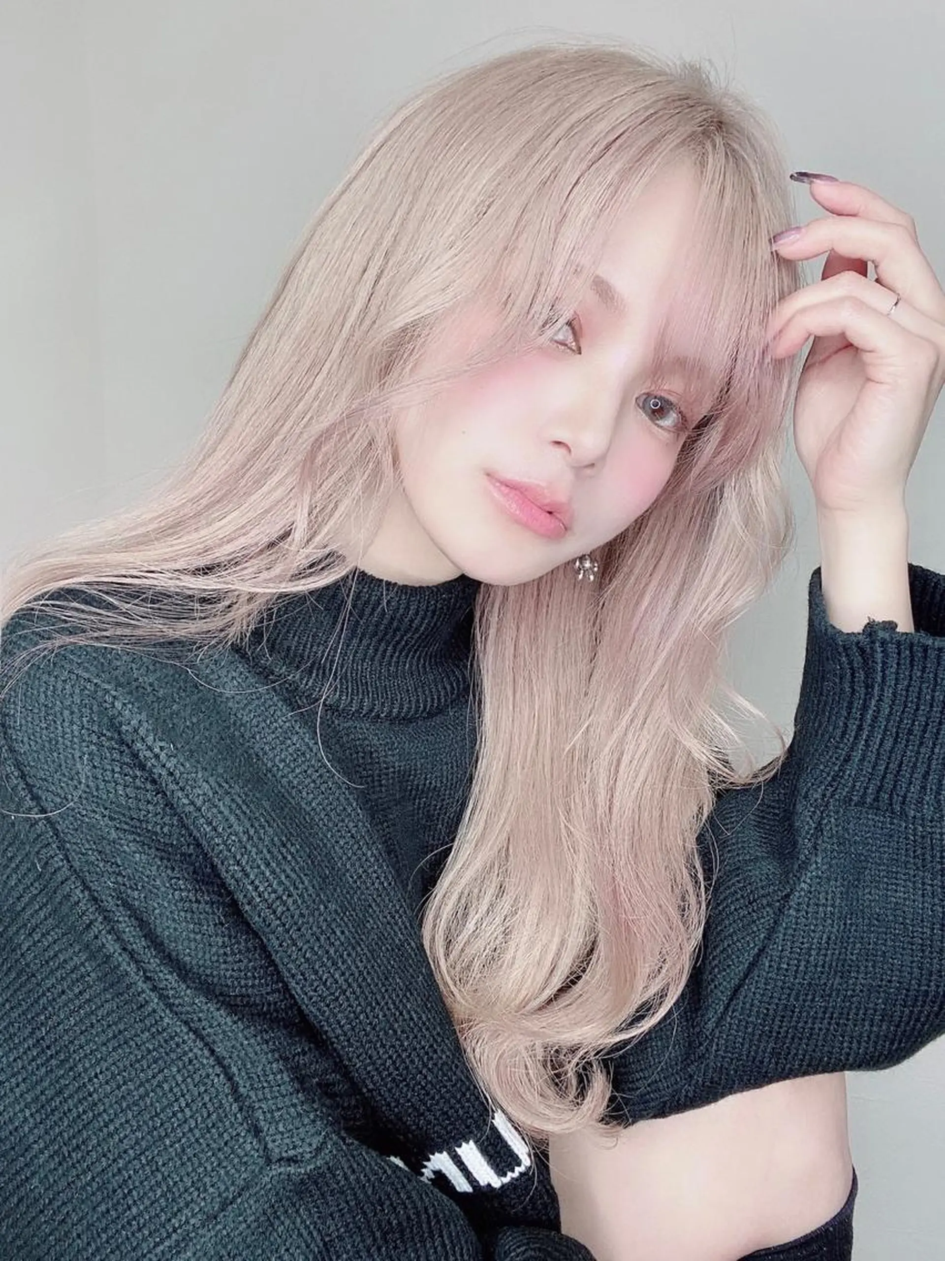 ロング カラー Via officialのヘアスタイル