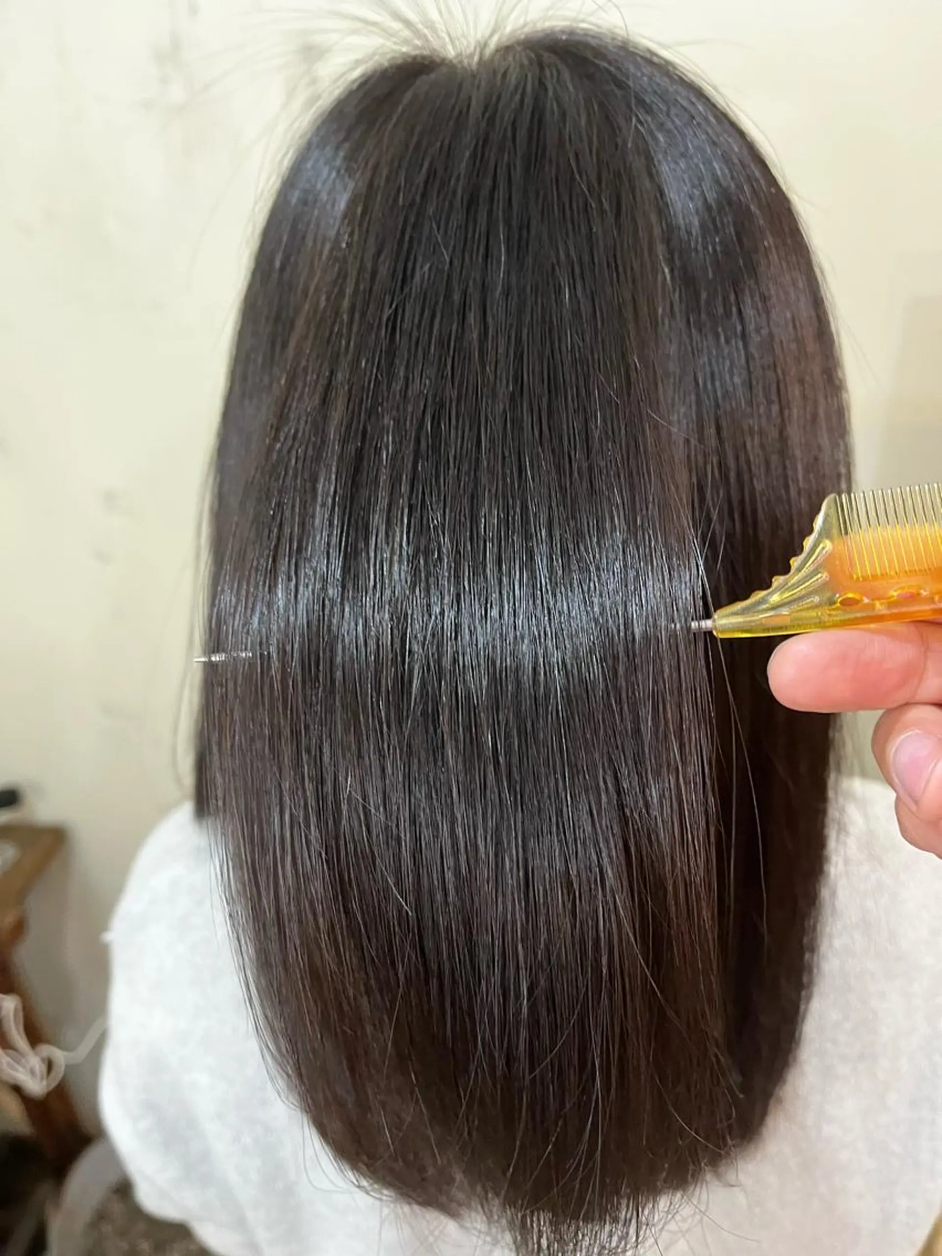 セミロング カット ヘアカラー トリートメント 松田 真のヘアスタイル